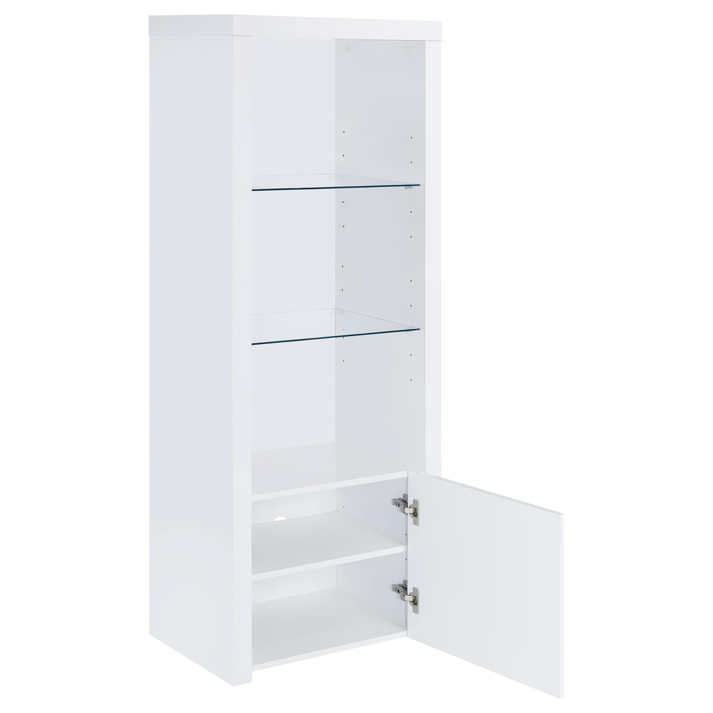 Jude 3-piece 71-inch TV Entertainment Center White High Gloss — view 10