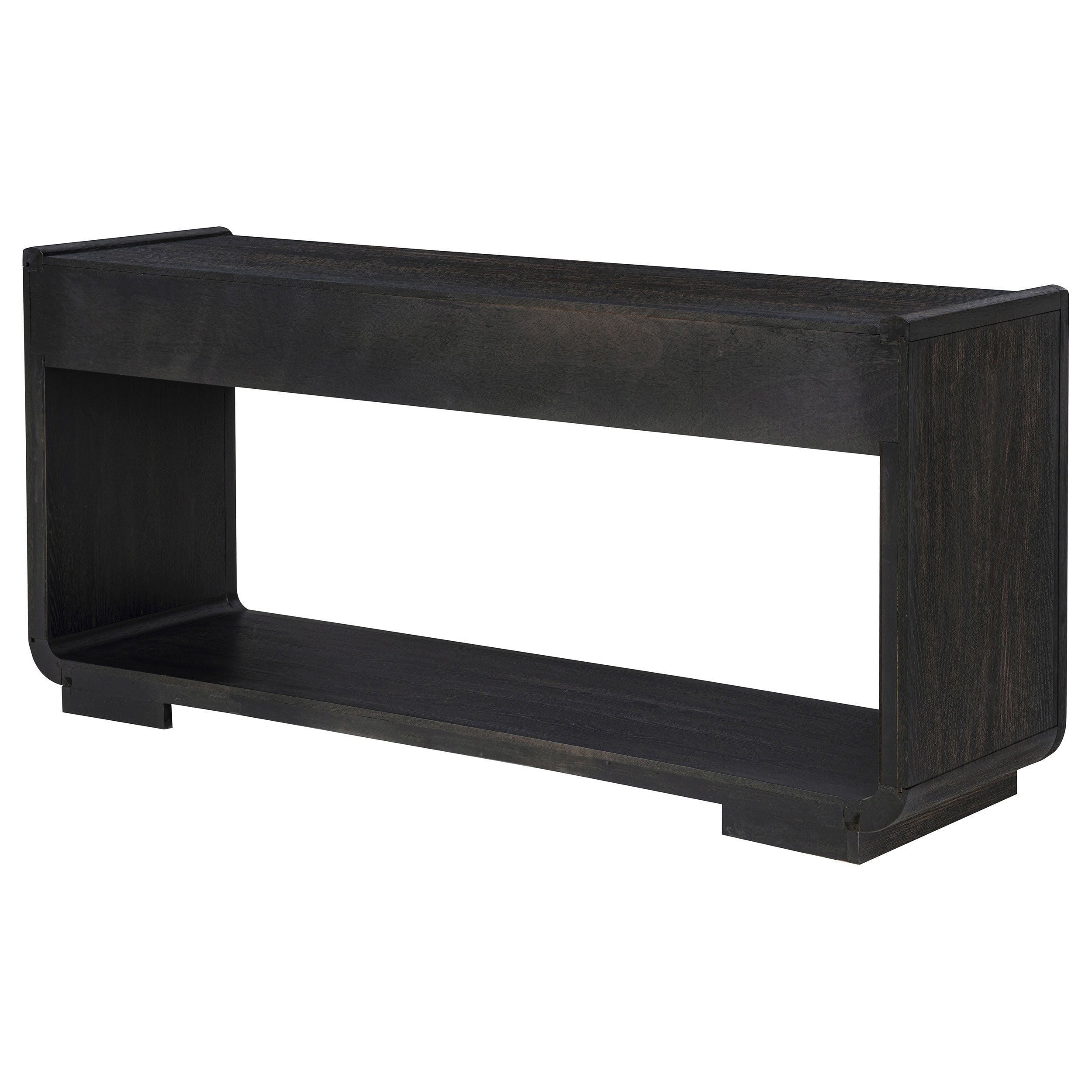 Leandro 2-drawer Entryway Sofa Console Table Burnished Black — view 9