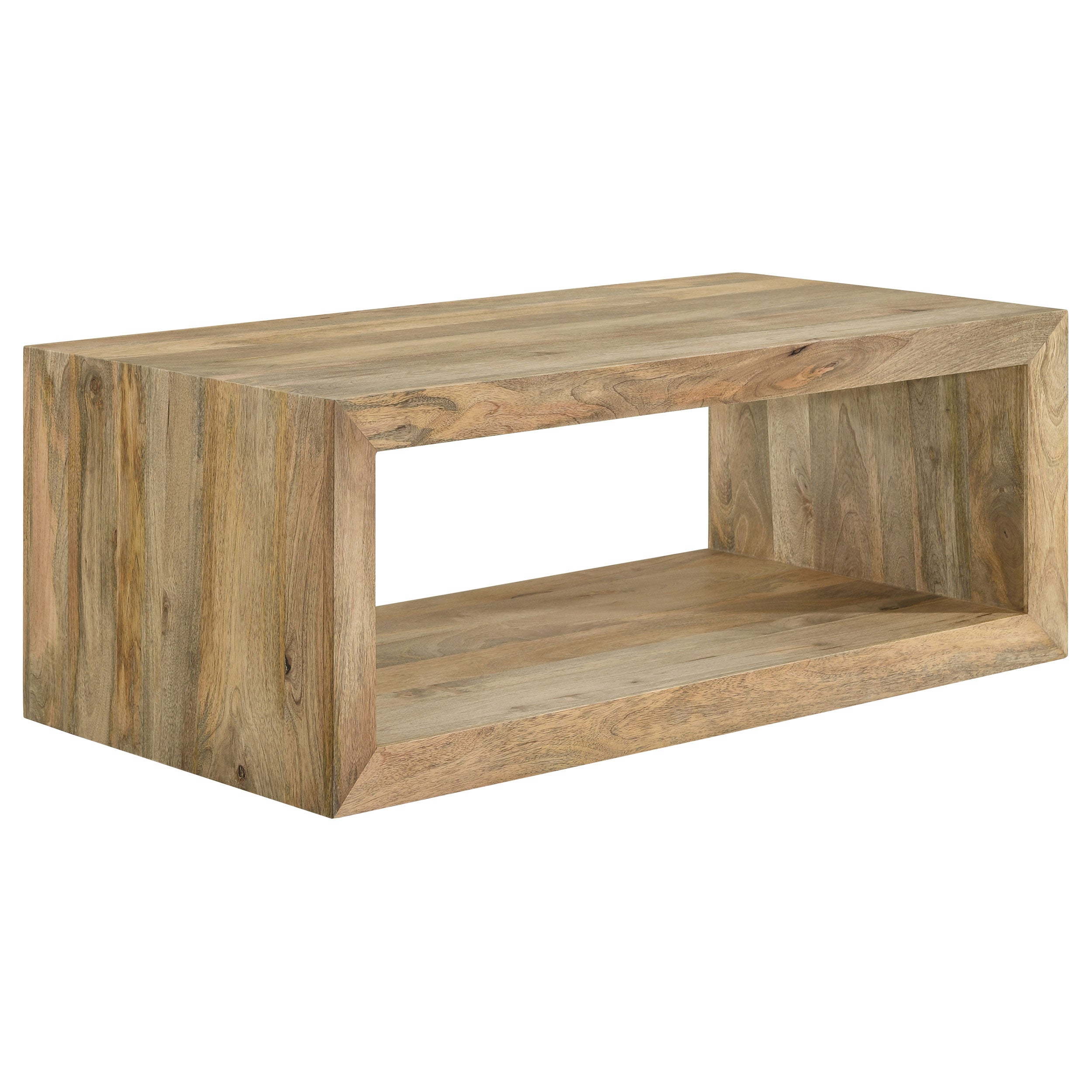Benton 2-piece Solid Mango Coffee and End Table Set Natural — view 7