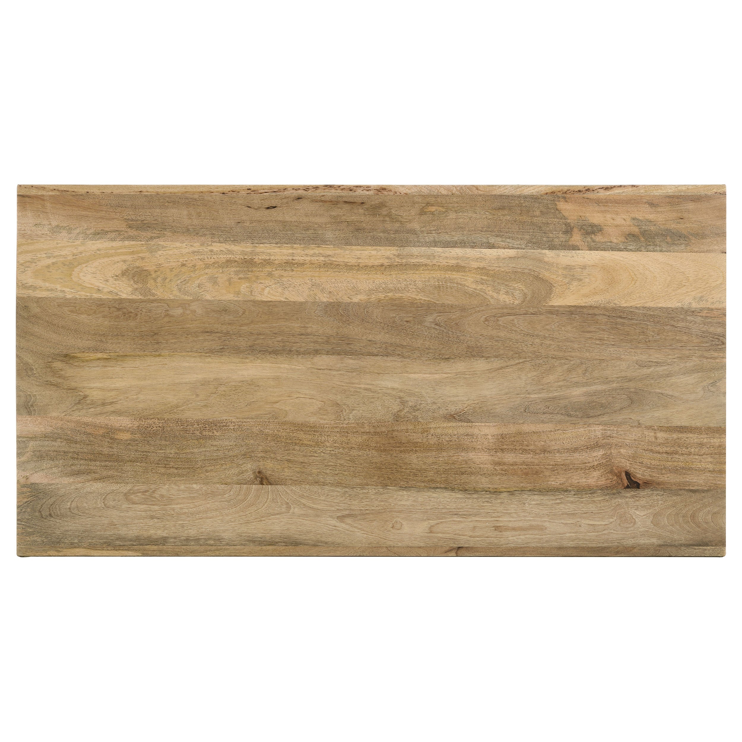 Benton Rectangular Solid Wood Coffee Table Natural — view 5