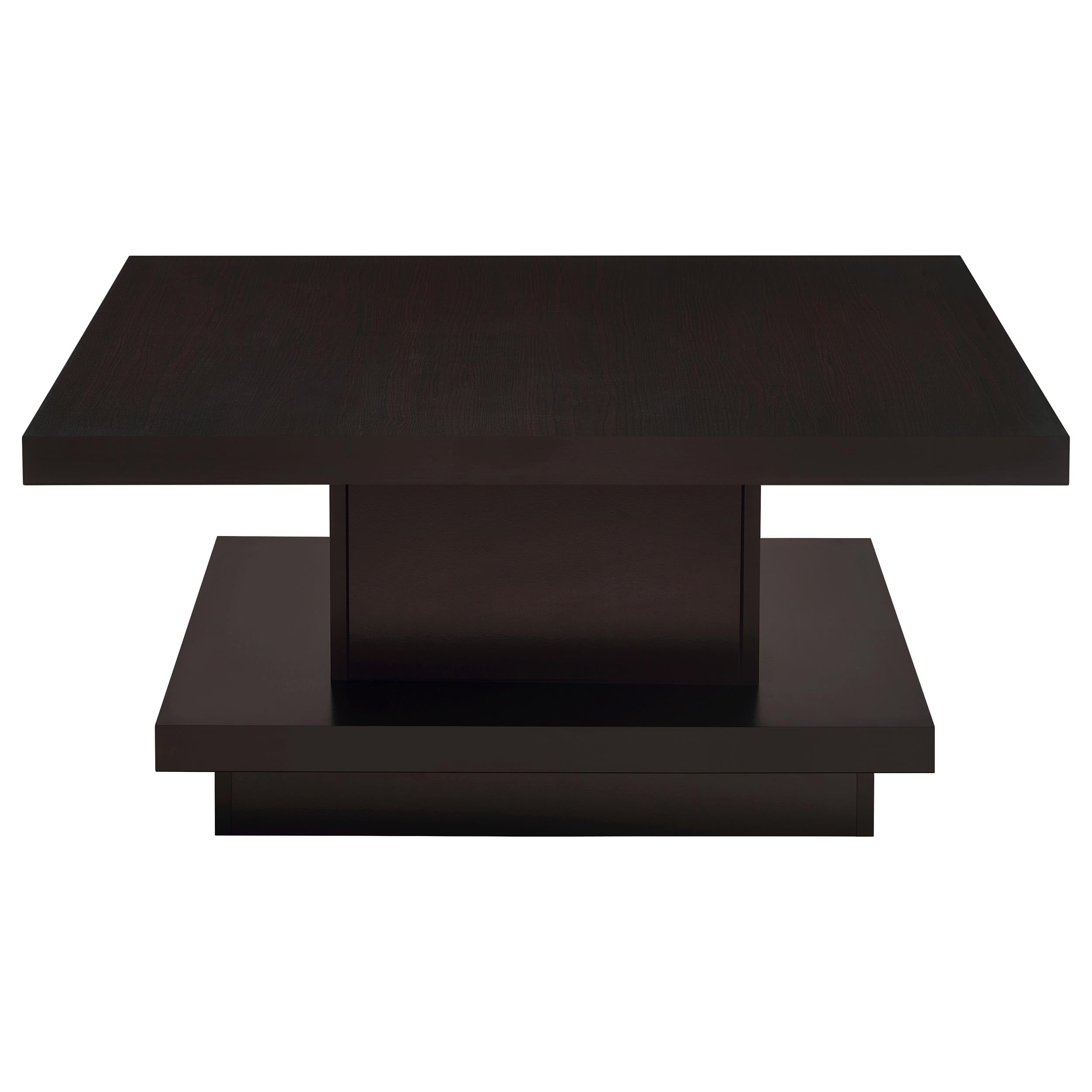 Reston 2-piece Square Coffee and End Table Set Cappuccino — view 7
