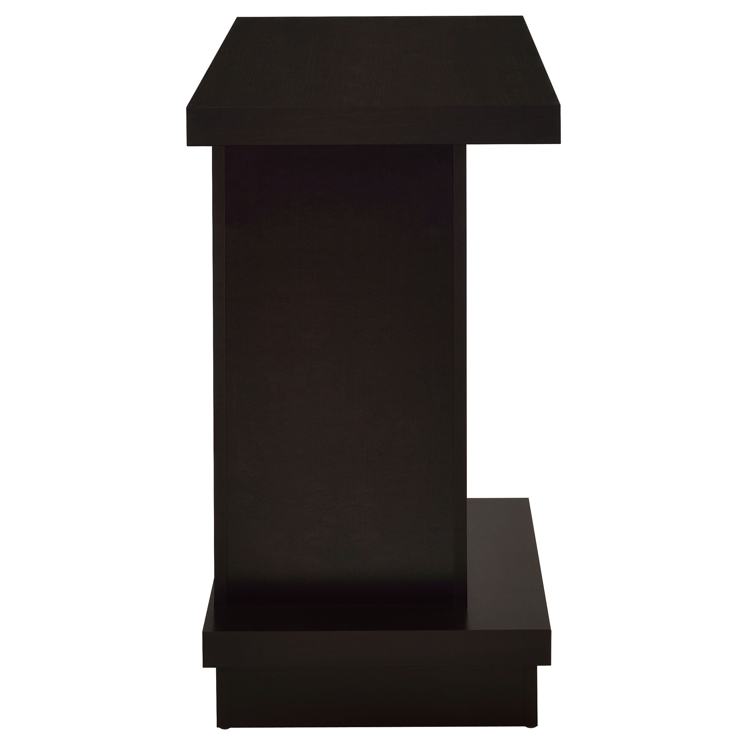Reston Engineered Wood Pedestal Console Table Cappuccino — view 6