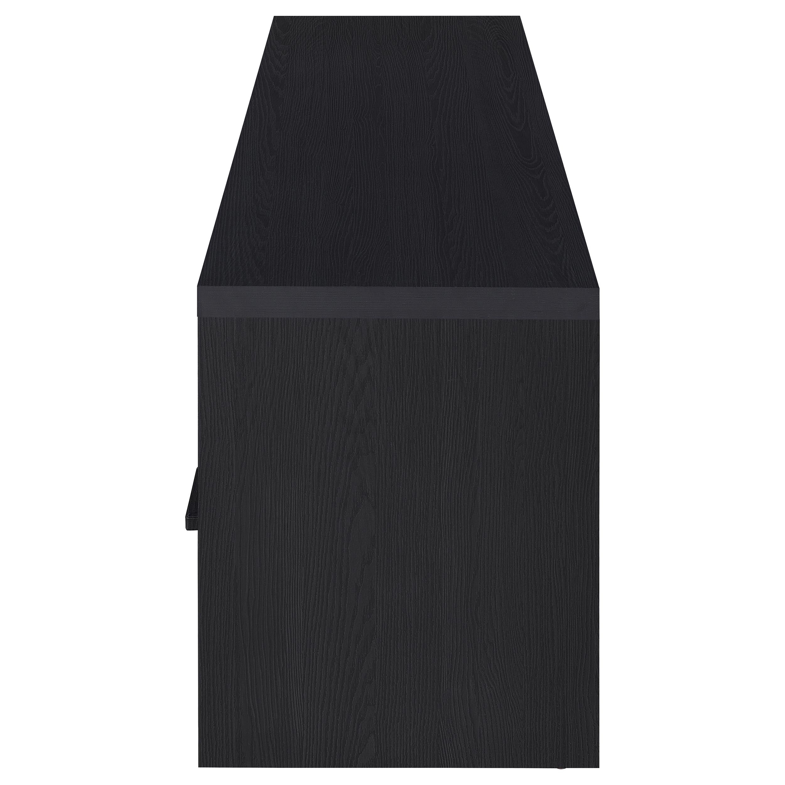 Murray 70-inch 2-door TV Stand Media Console Black — view 6