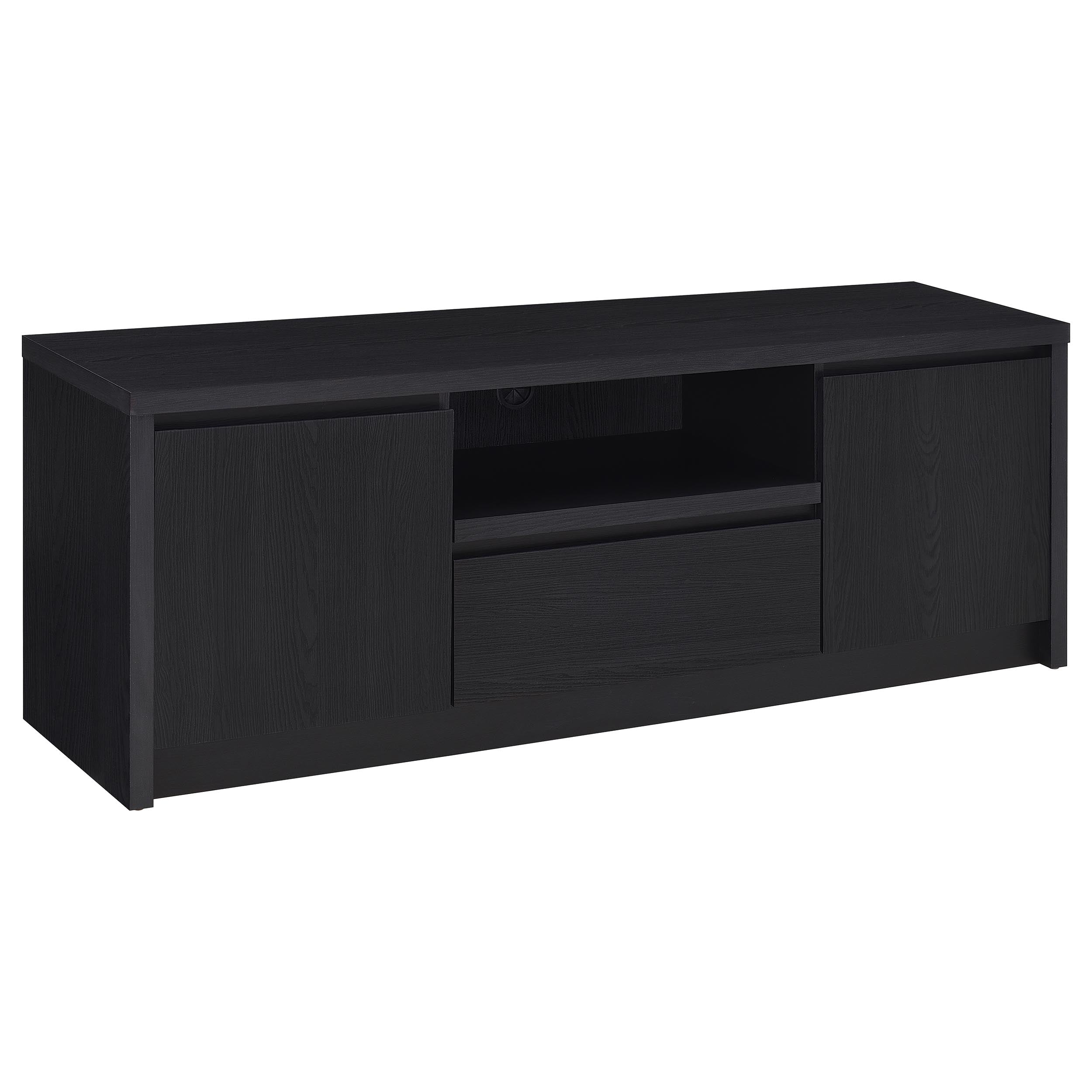 Winfield 3-piece Entertainment Center 60-inch TV Stand Black — view 3
