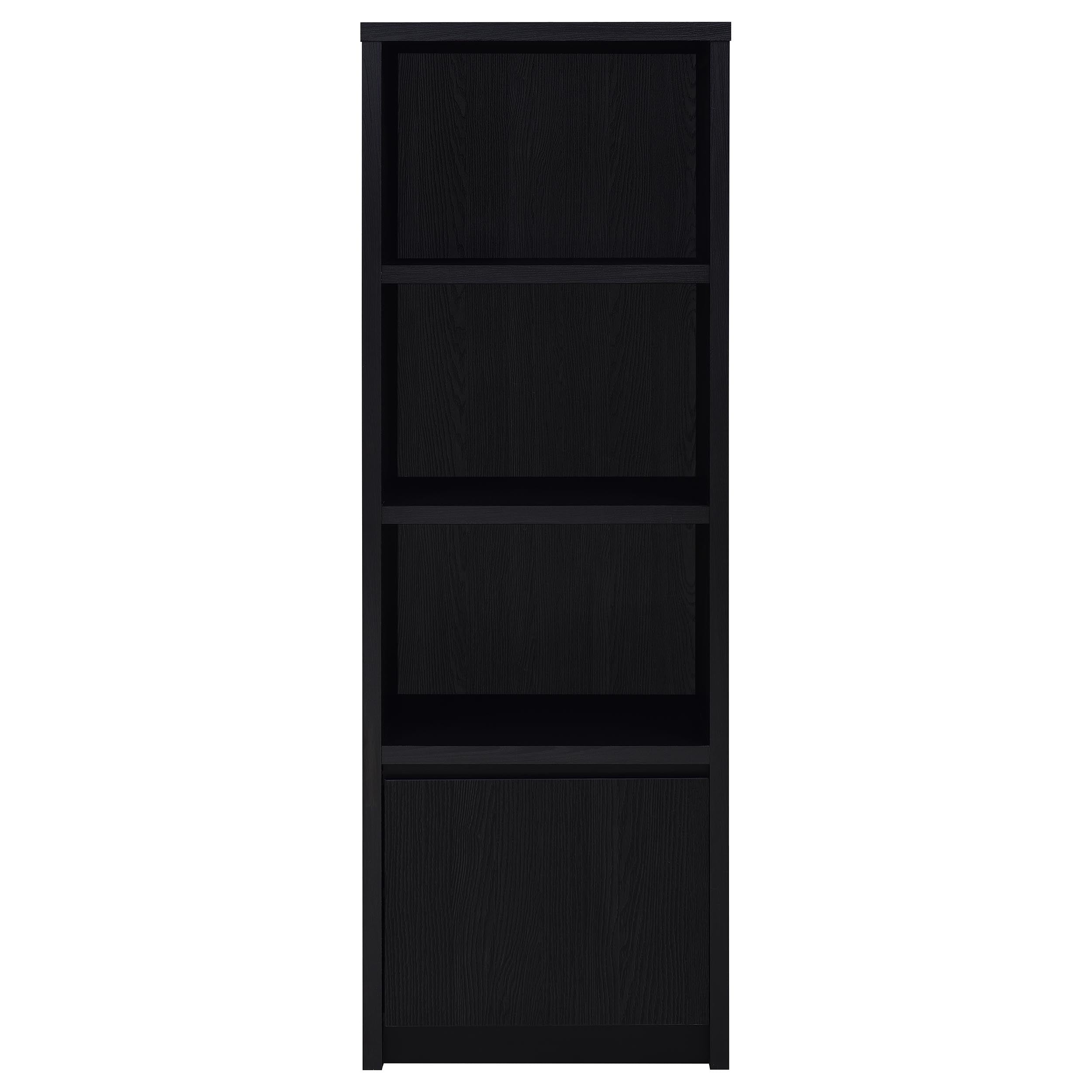 Winfield 3-piece Entertainment Center 78-inch TV Stand Black — view 10