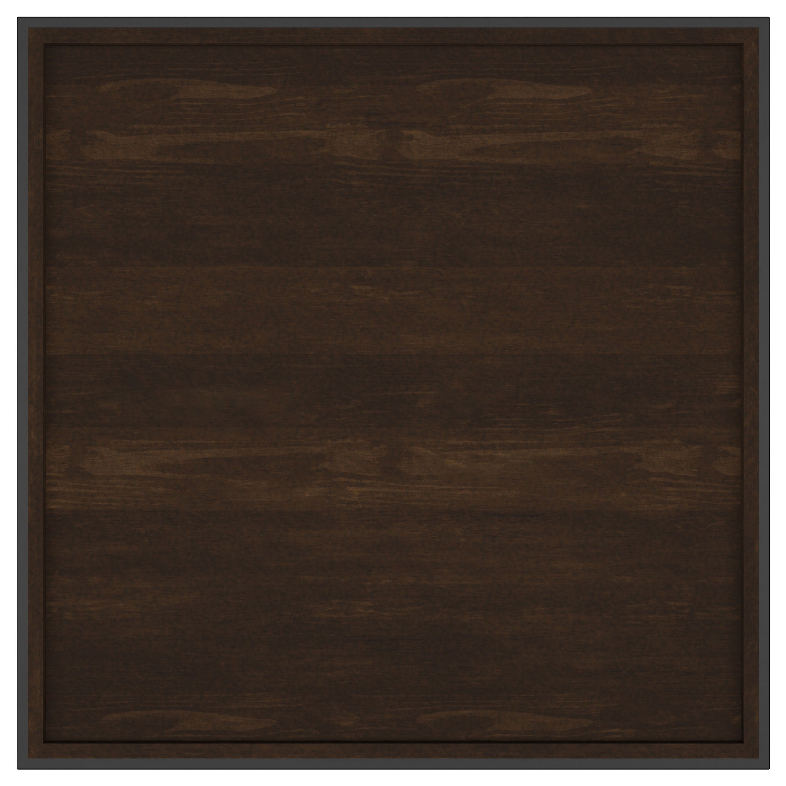 Fulton 30-inch Square Mango Wood Coffee Table Dark Brown — view 5