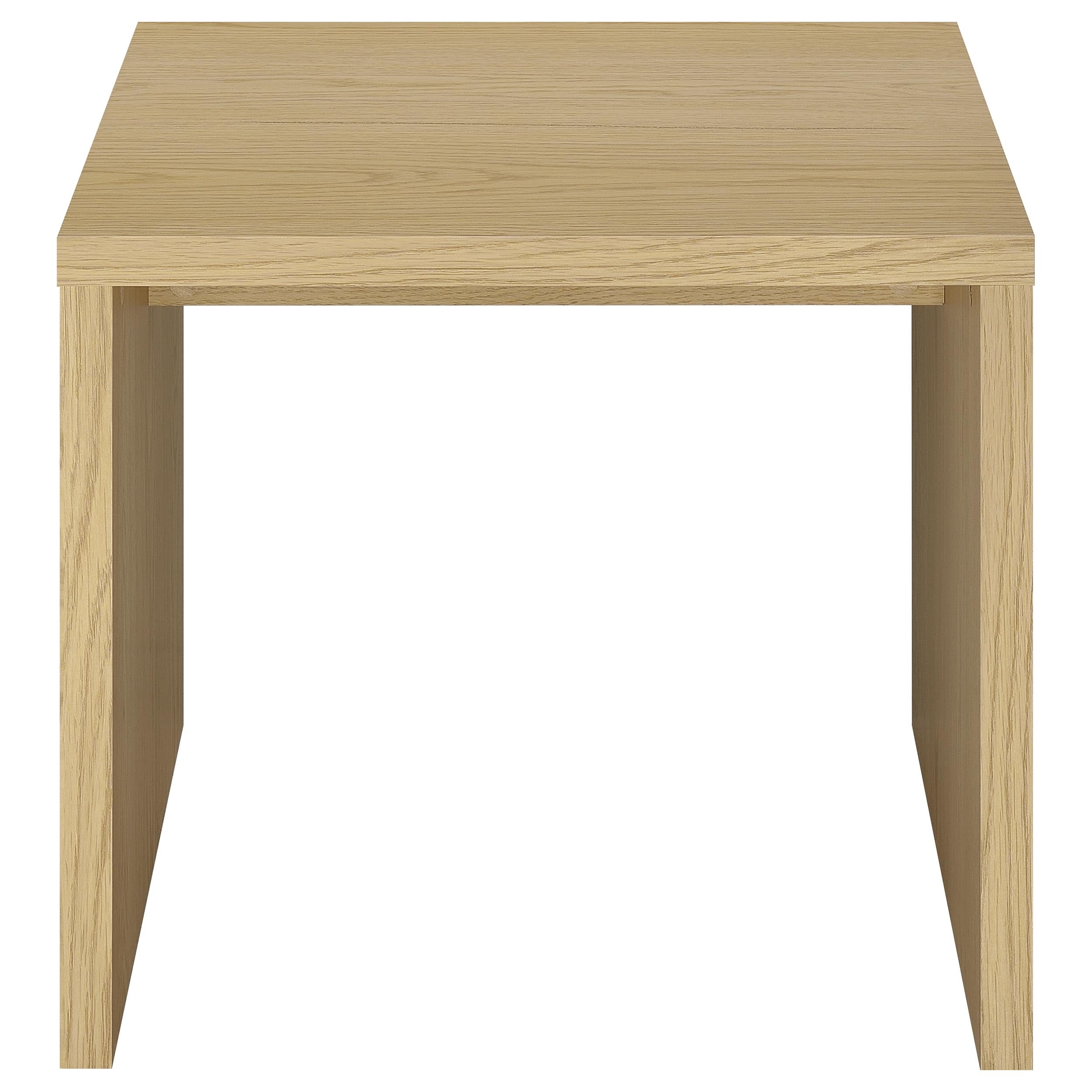 Canoga 3-piece Lift Top Cocktail Coffee Table Set Light Oak — view 4