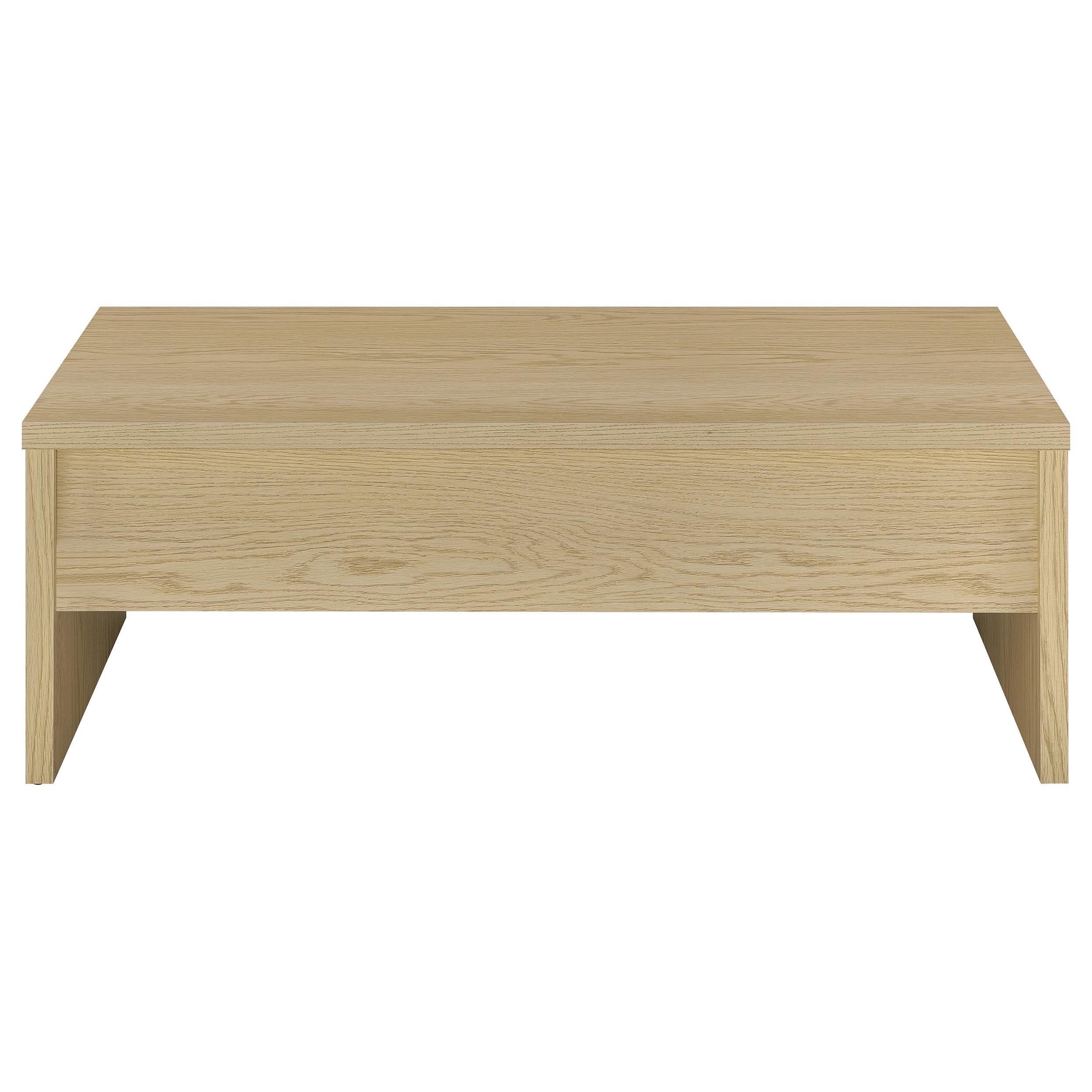 Canoga 3-piece Lift Top Cocktail Coffee Table Set Light Oak — view 10
