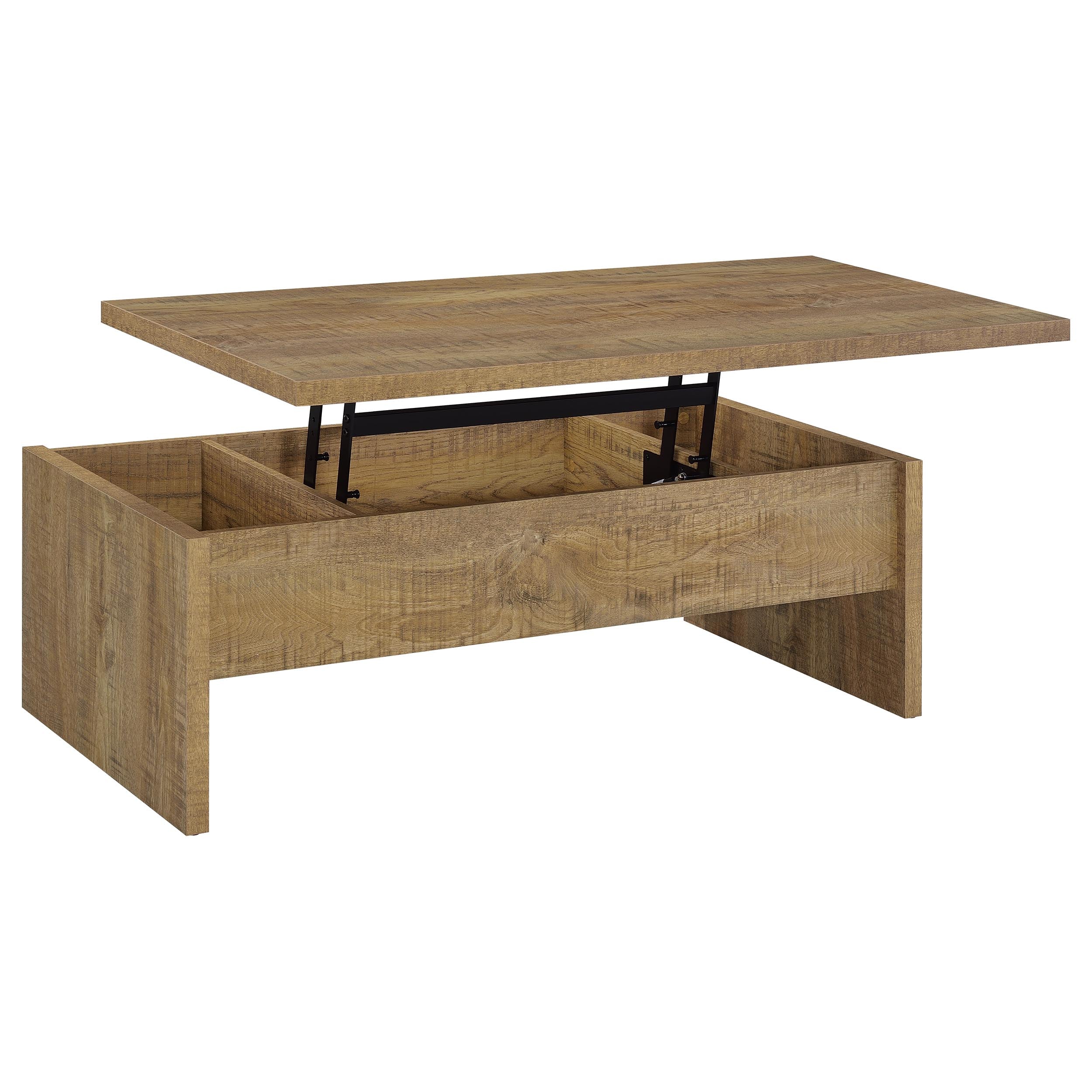 Canoga Engineered Wood Lift Top Cocktail Coffee Table Mango — view 1