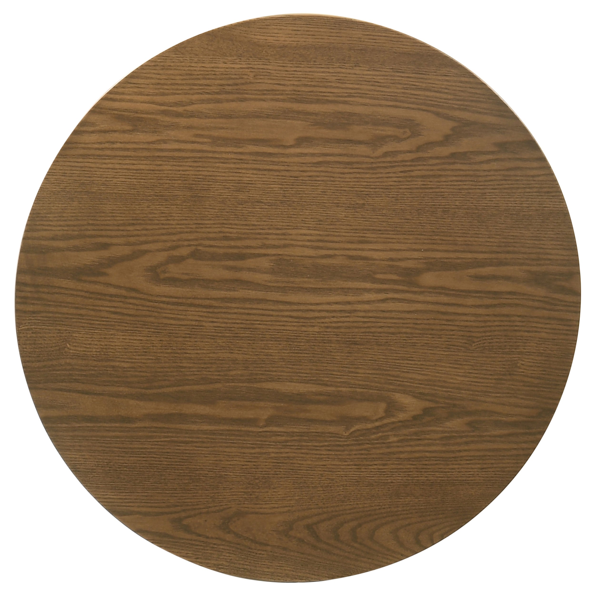 Franklin 2-piece Round Pedestal Coffee Table Set Dark Brown — view 4
