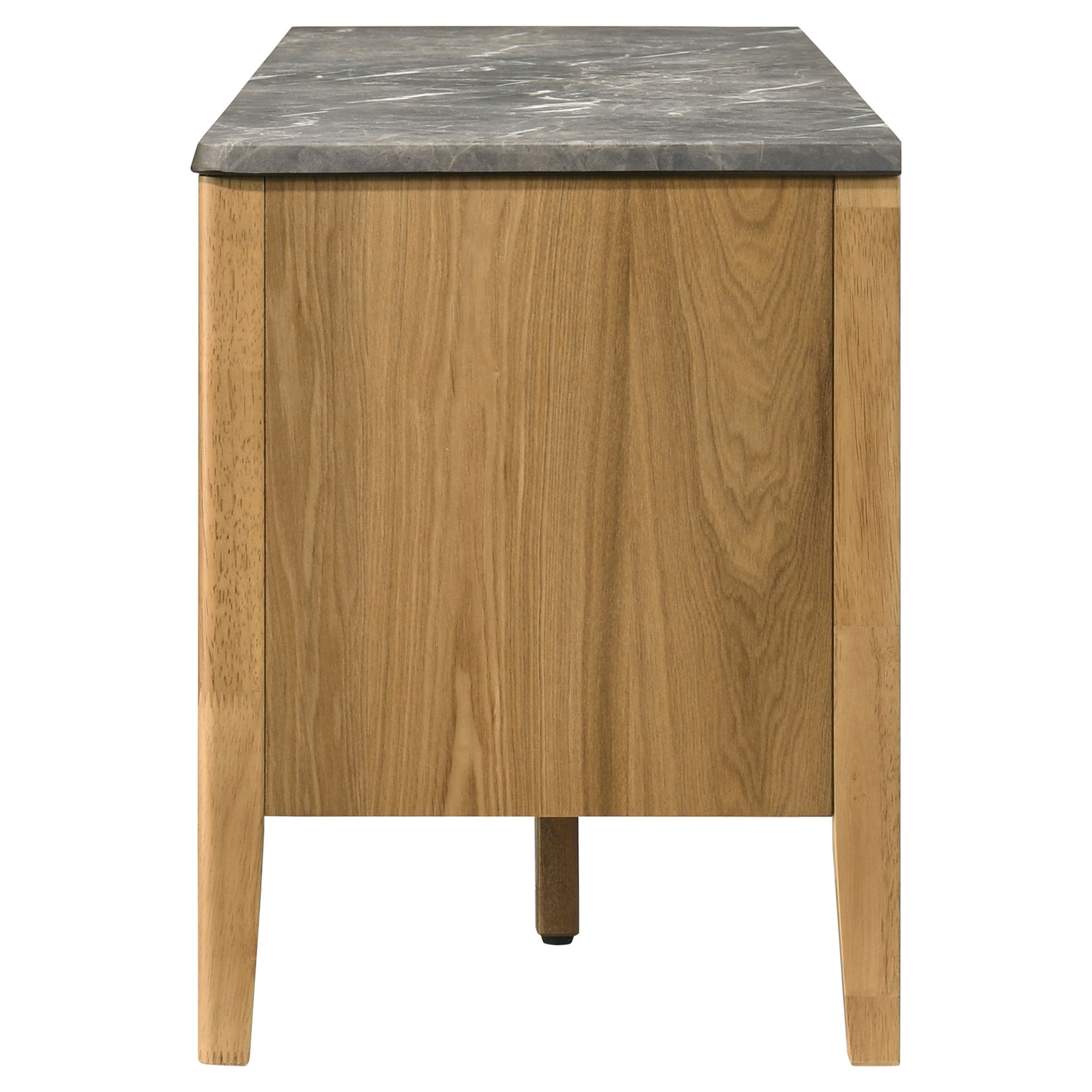 Bradley 63-inch 2-Door SmartTop TV Stand Grey and Natural — view 10