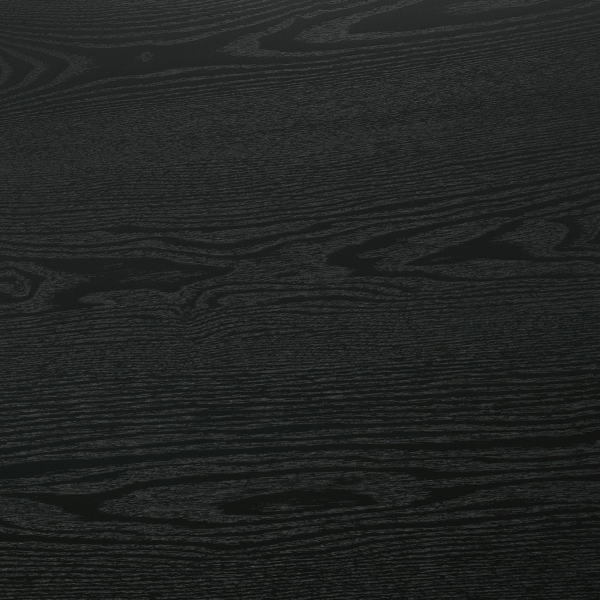 Hamlyn Round Fluted Occasional Side End Table Black — view 4