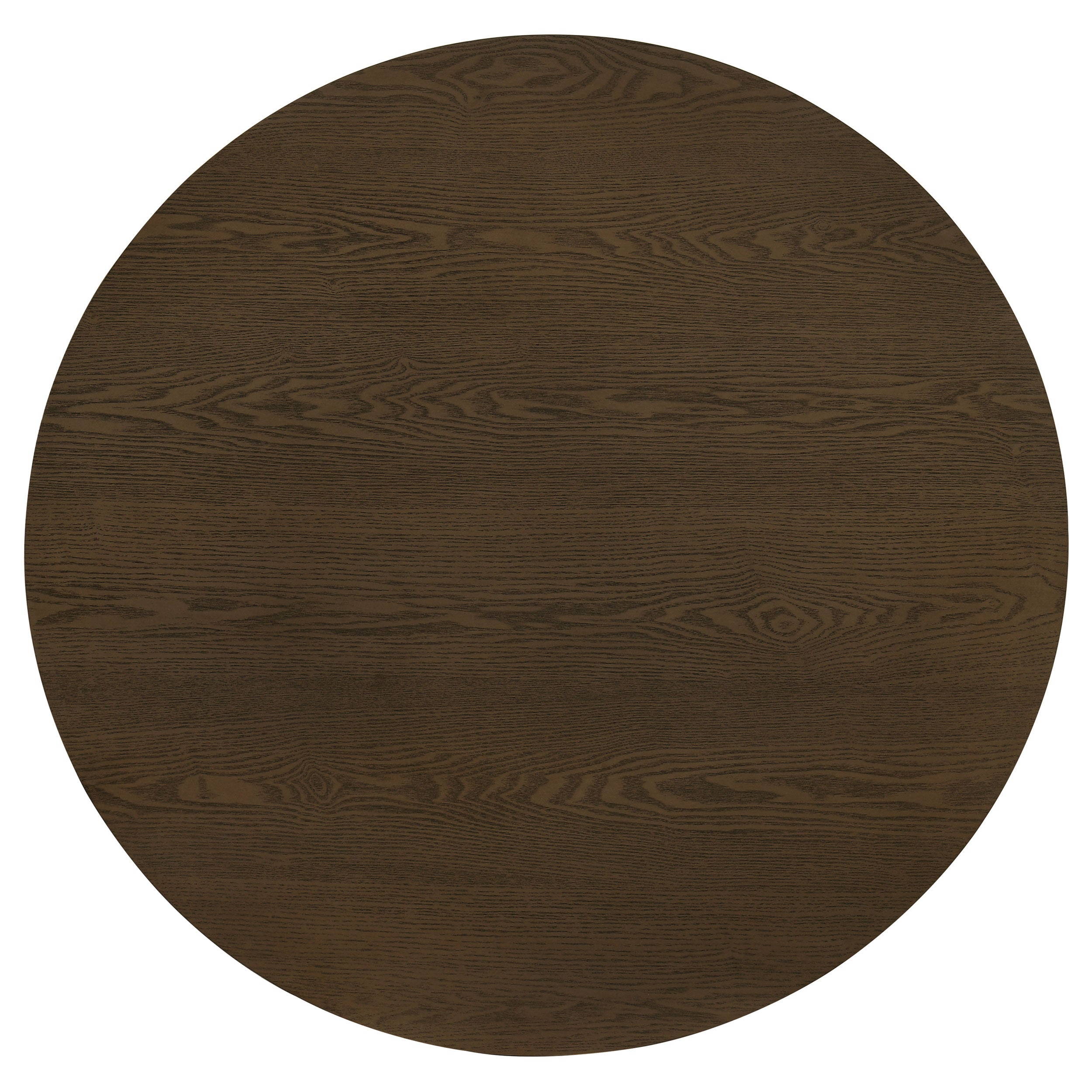 Hamlyn 2-piece Round Fluted Coffee and End Table Set Walnut — view 6