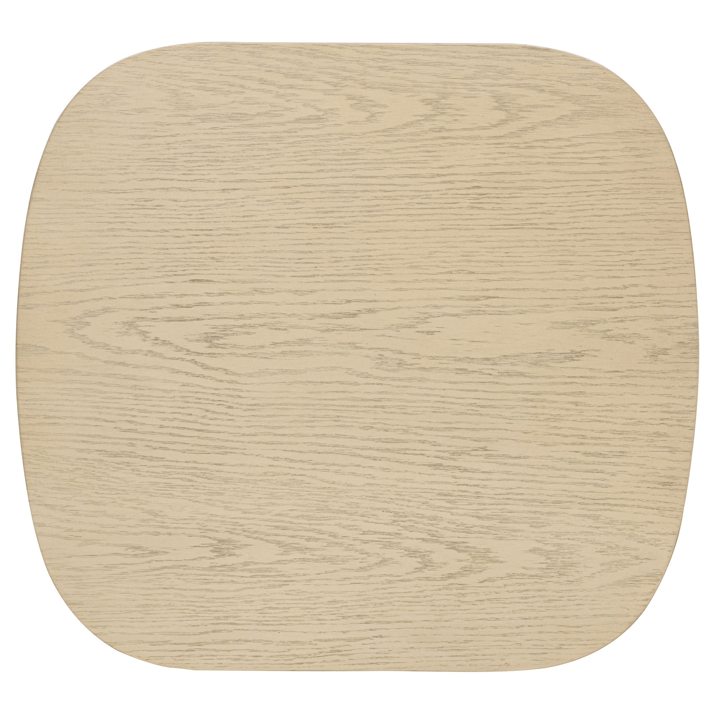 Kailani Coastal Square End Side Table with Shelf Beige Oak — view 6