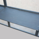 Spacious Wooden Cat Catio Outdoor Kitty House With Bridges And Roof Cover - Gray