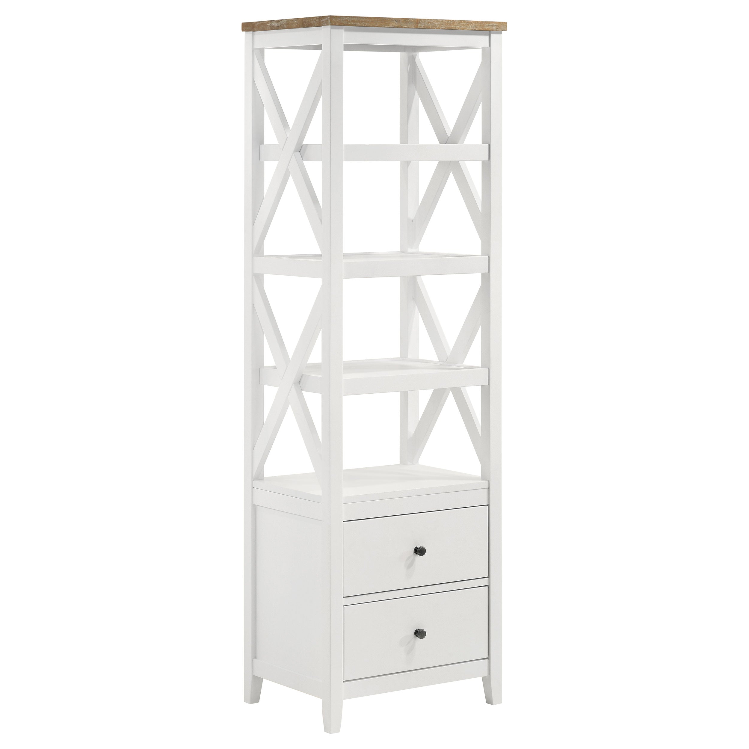 Hollis 3-piece 67-inch TV Stand Entertainment Center White — view 6