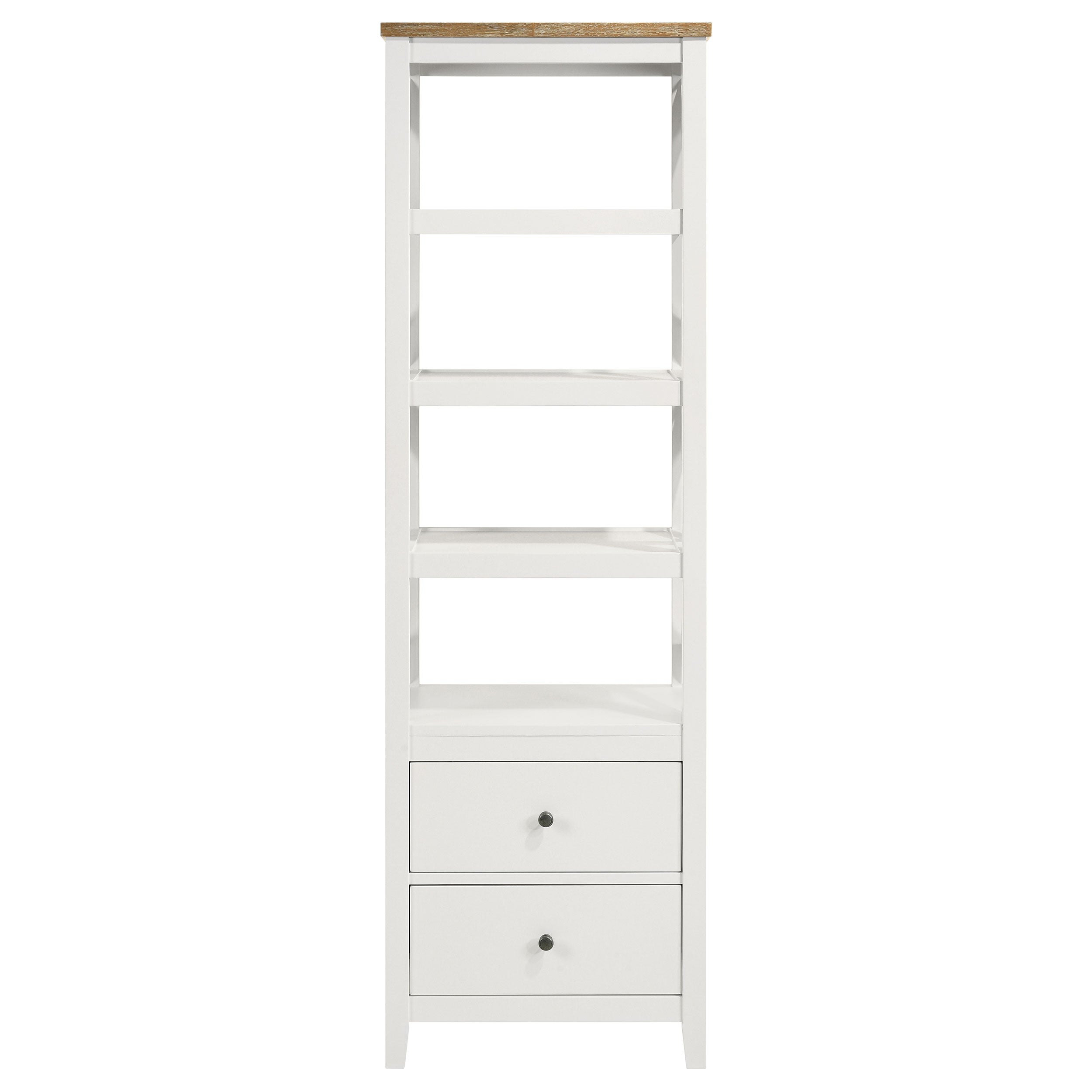 Hollis 3-piece 67-inch TV Stand Entertainment Center White — view 7