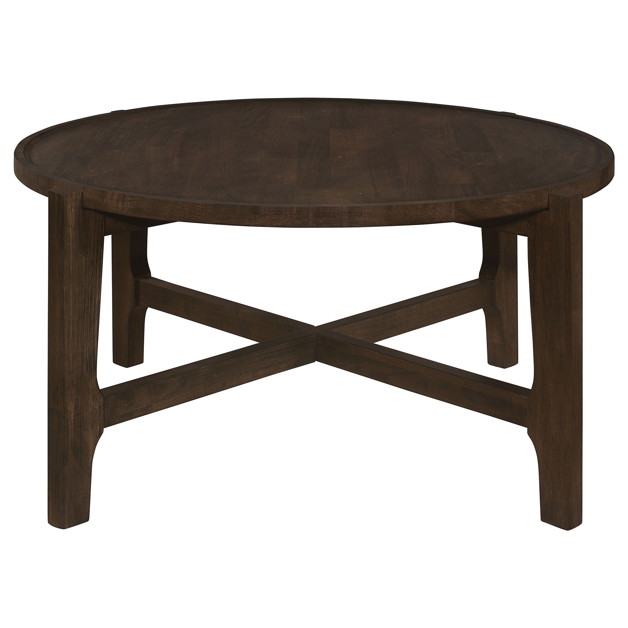 Cota 3-piece Solid Wood Coffee and End Table Set Dark Brown — view 9