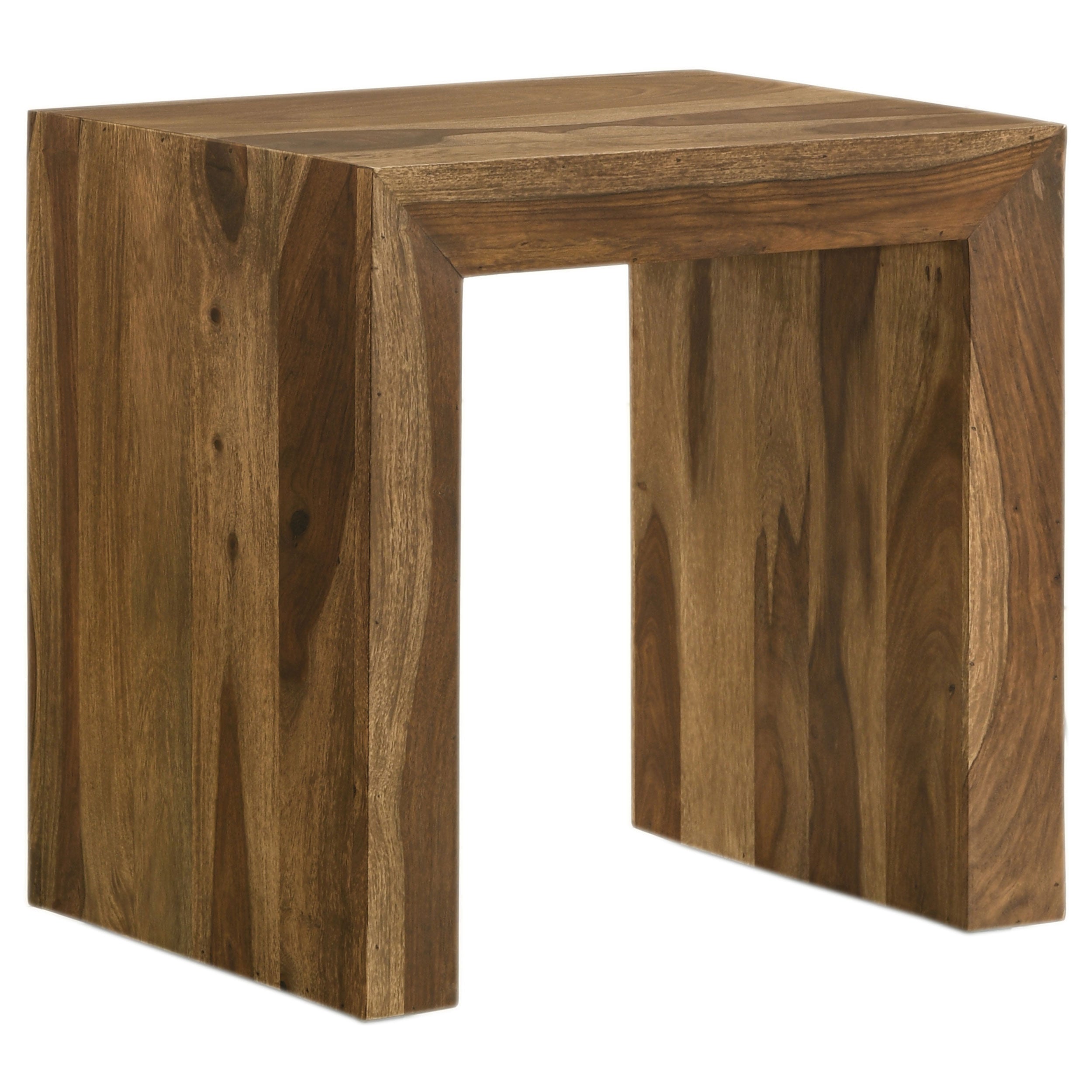 Odilia Rectangular Solid Wood End Table Auburn — view 1
