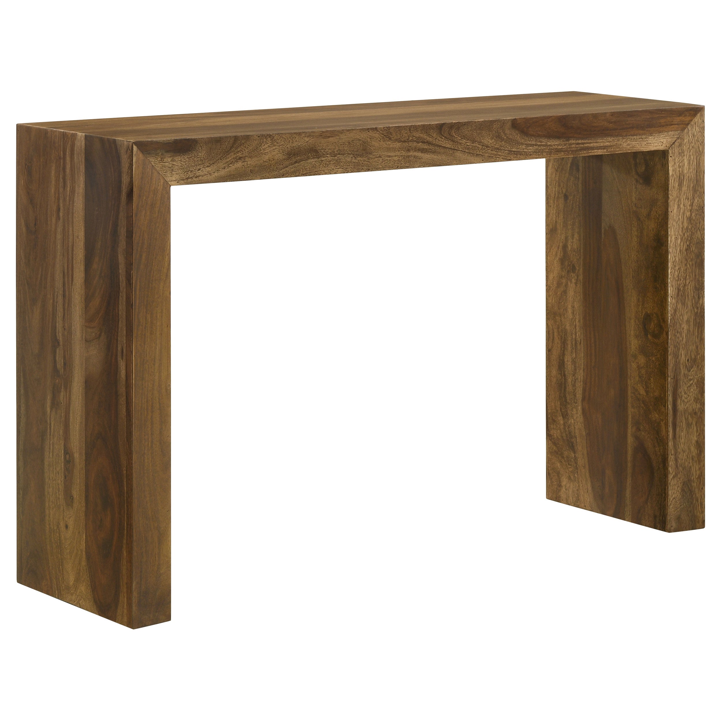 Odilia Rectangular Solid Wood Entryway Console Table Auburn — view 1