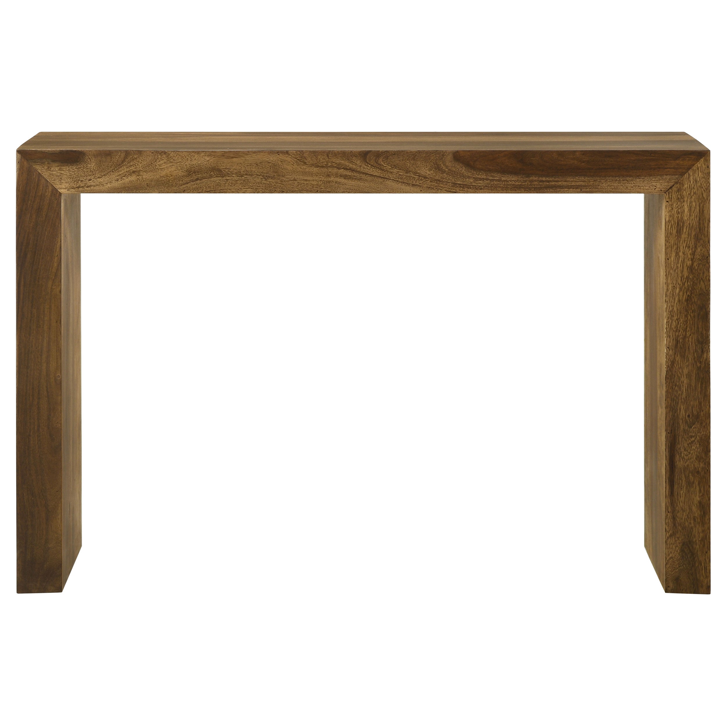 Odilia Rectangular Solid Wood Entryway Console Table Auburn — view 3