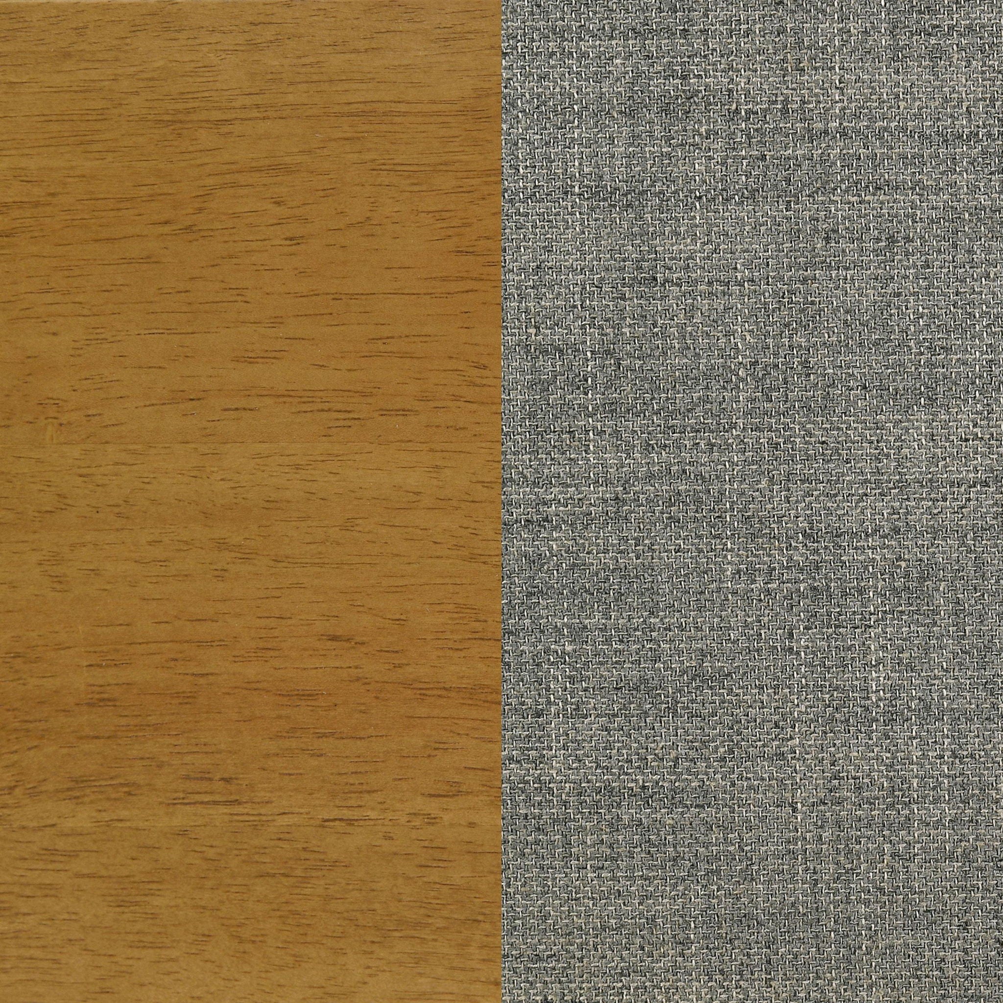 Mason 46-inch Eastern King Panel Platform Bed Light Brown