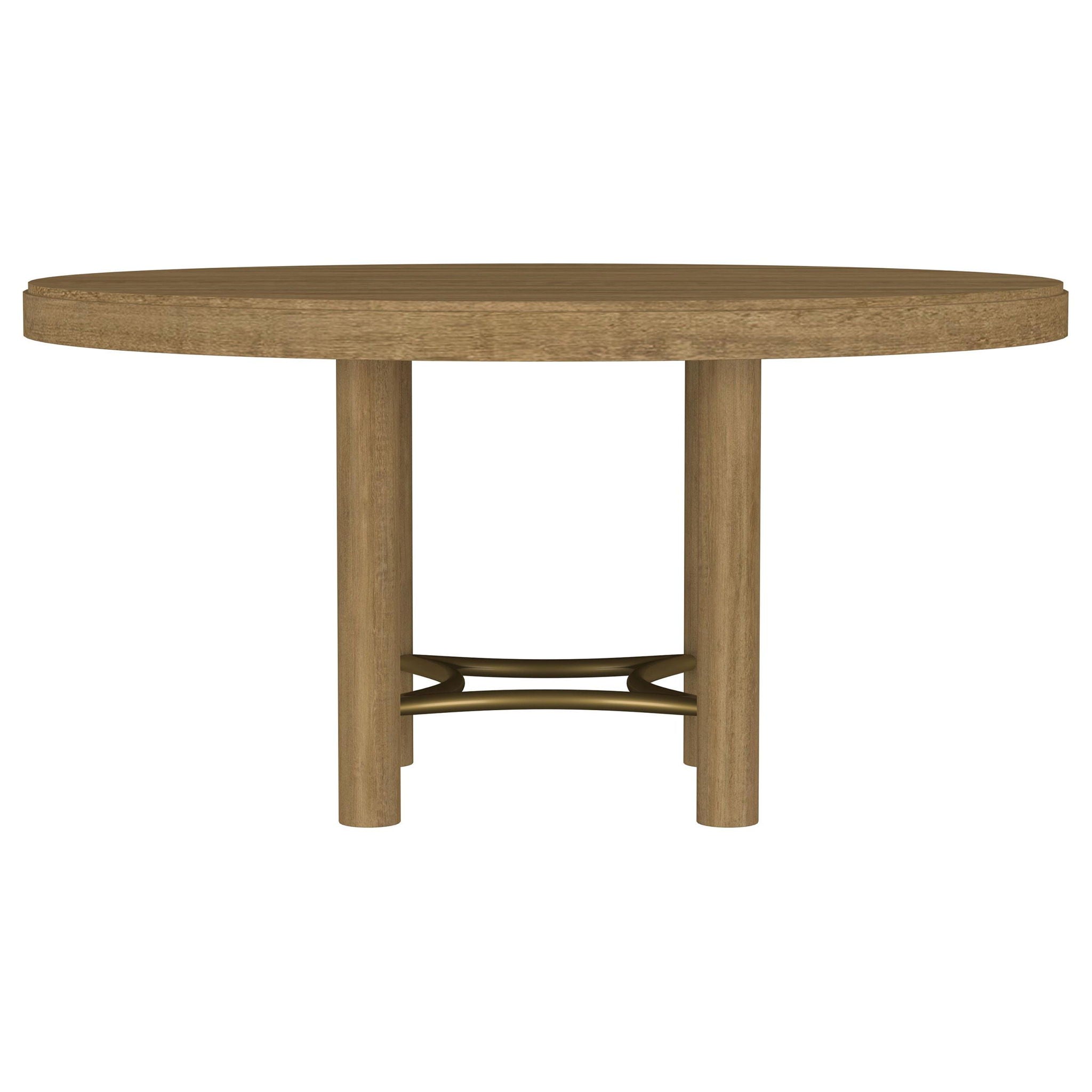 Arini 60-inch Round Wood Dining Room Table Sand Wash