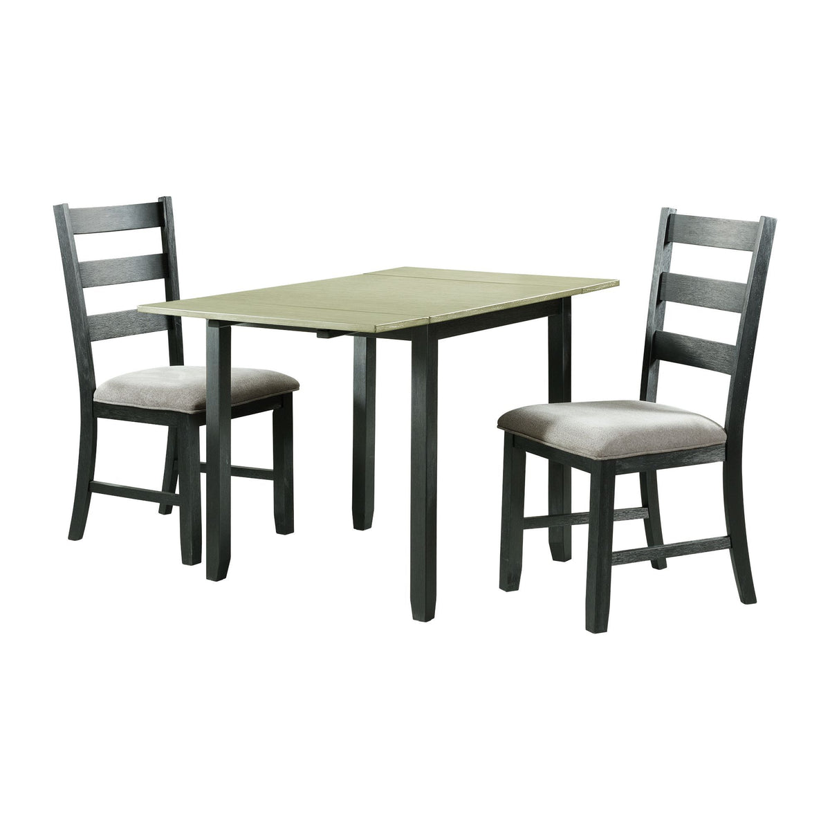 Martin Drop Leaf Dining Set in Dark Brown by Elements International