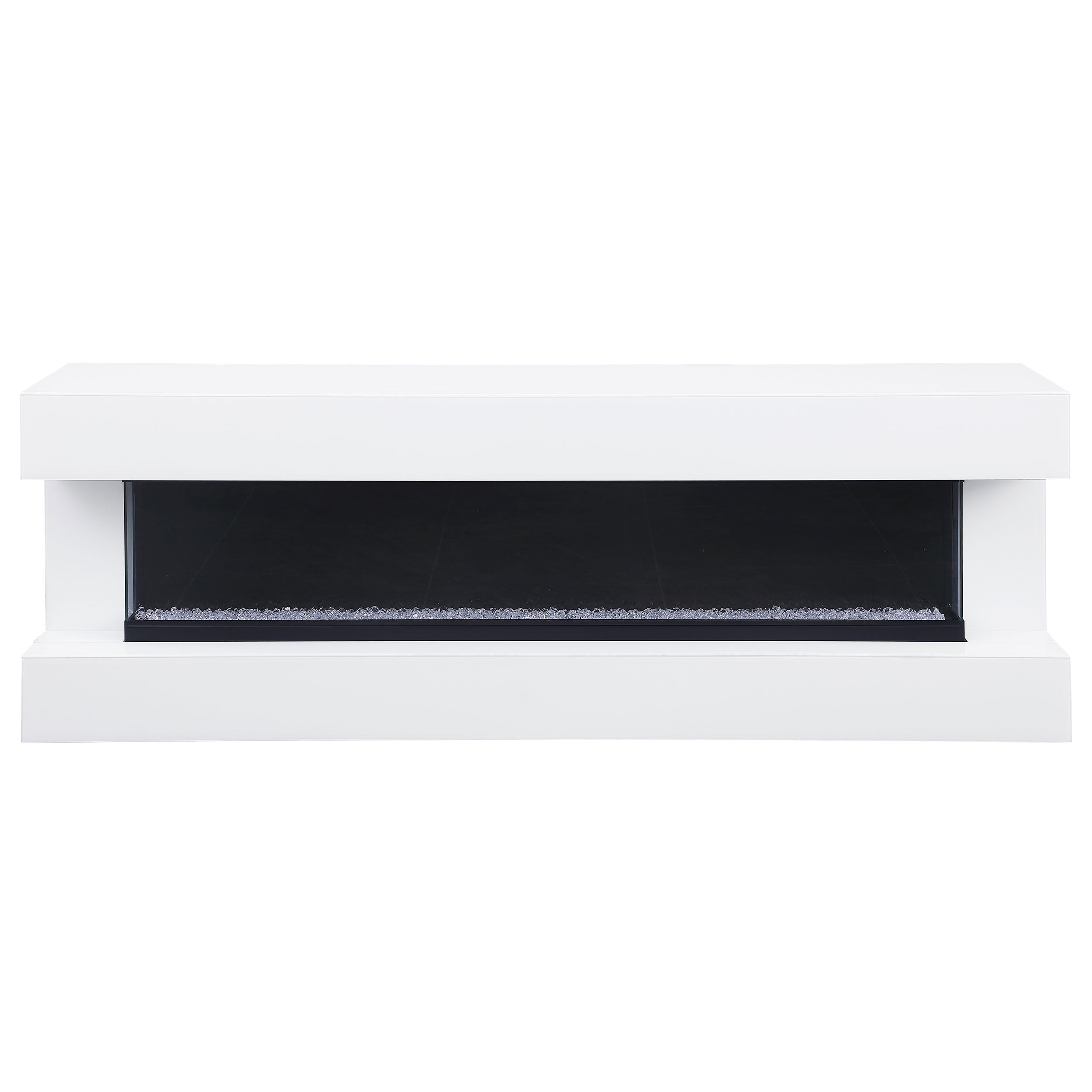 Vallerie 71-inch BT Speaker TV Stand Fireplace Console White — view 4