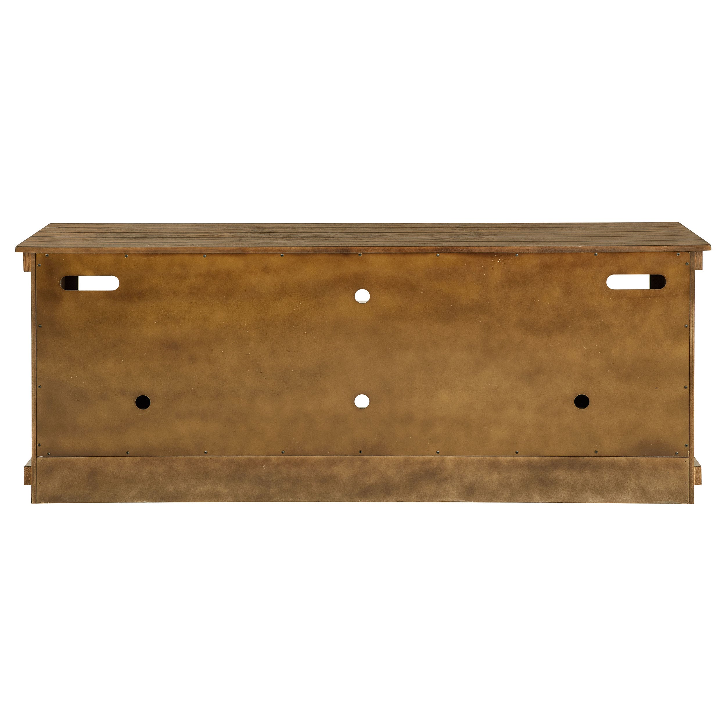 Payne 70-inch TV Stand Media Console Distressed Brown — view 8