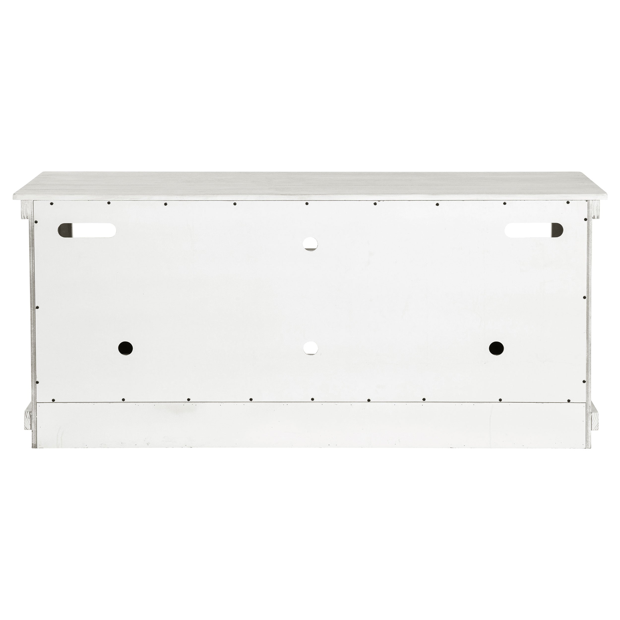Payne 60-inch TV Stand Media Console Distressed White — view 8