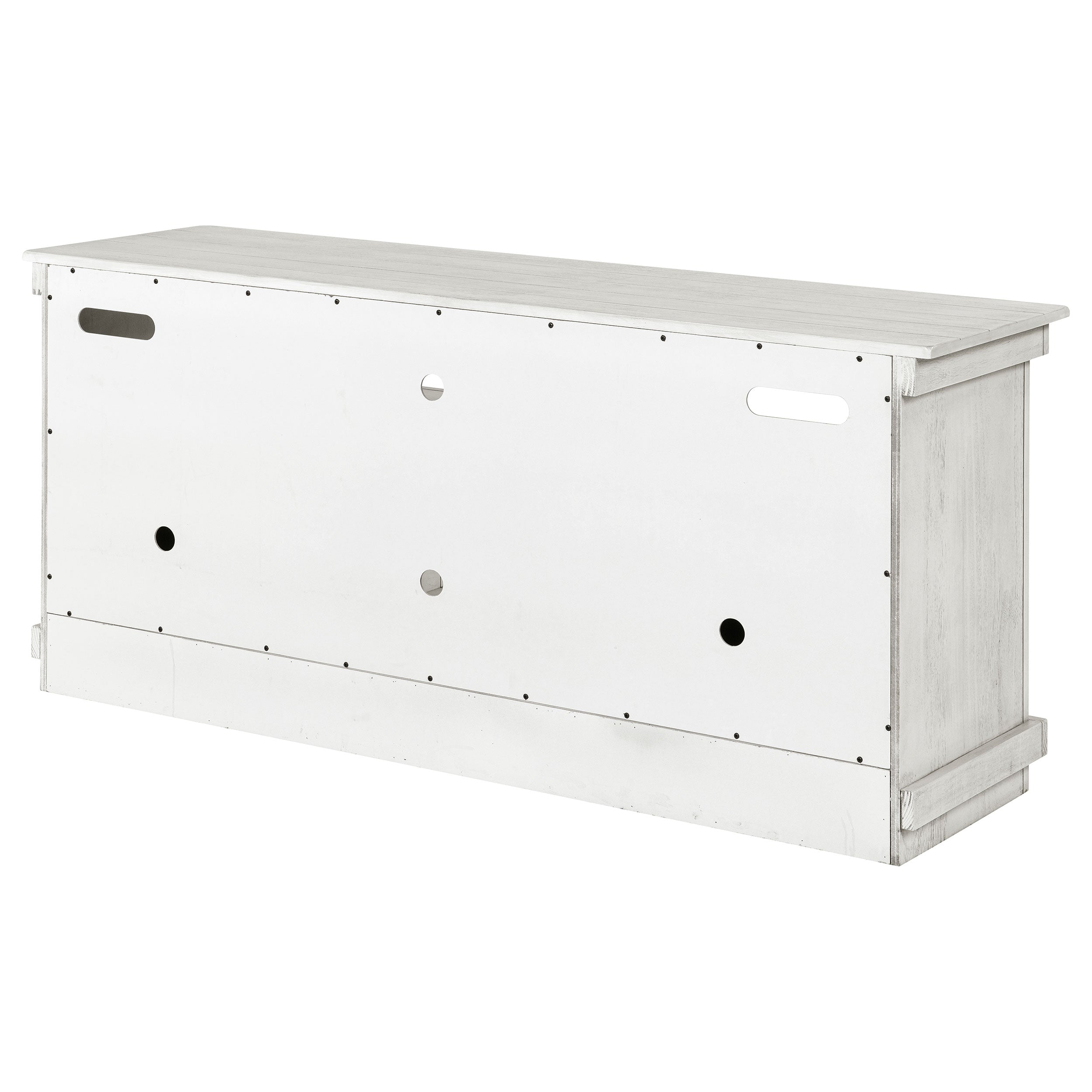 Payne 60-inch TV Stand Media Console Distressed White — view 9