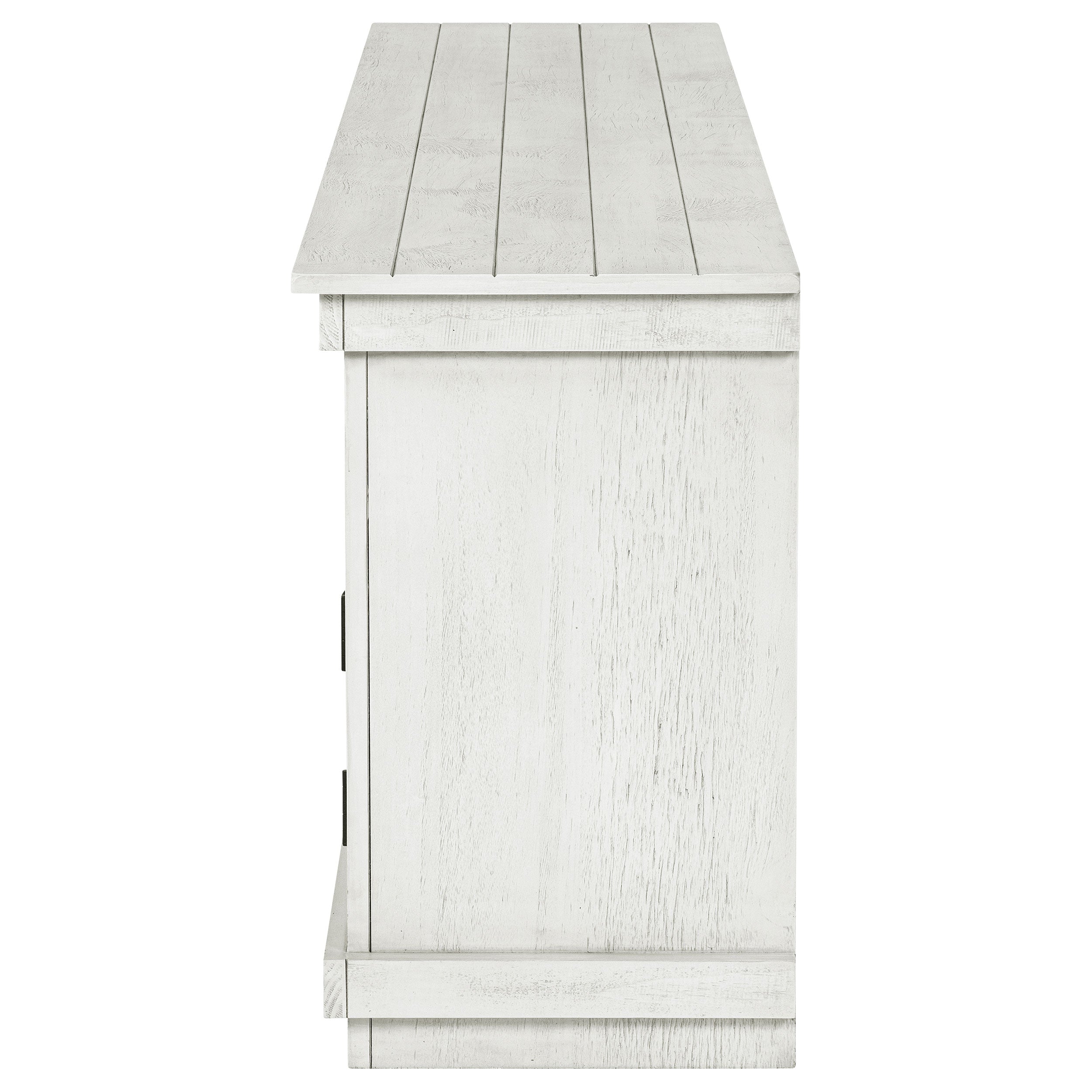 Payne 70-inch TV Stand Media Console Distressed White — view 6