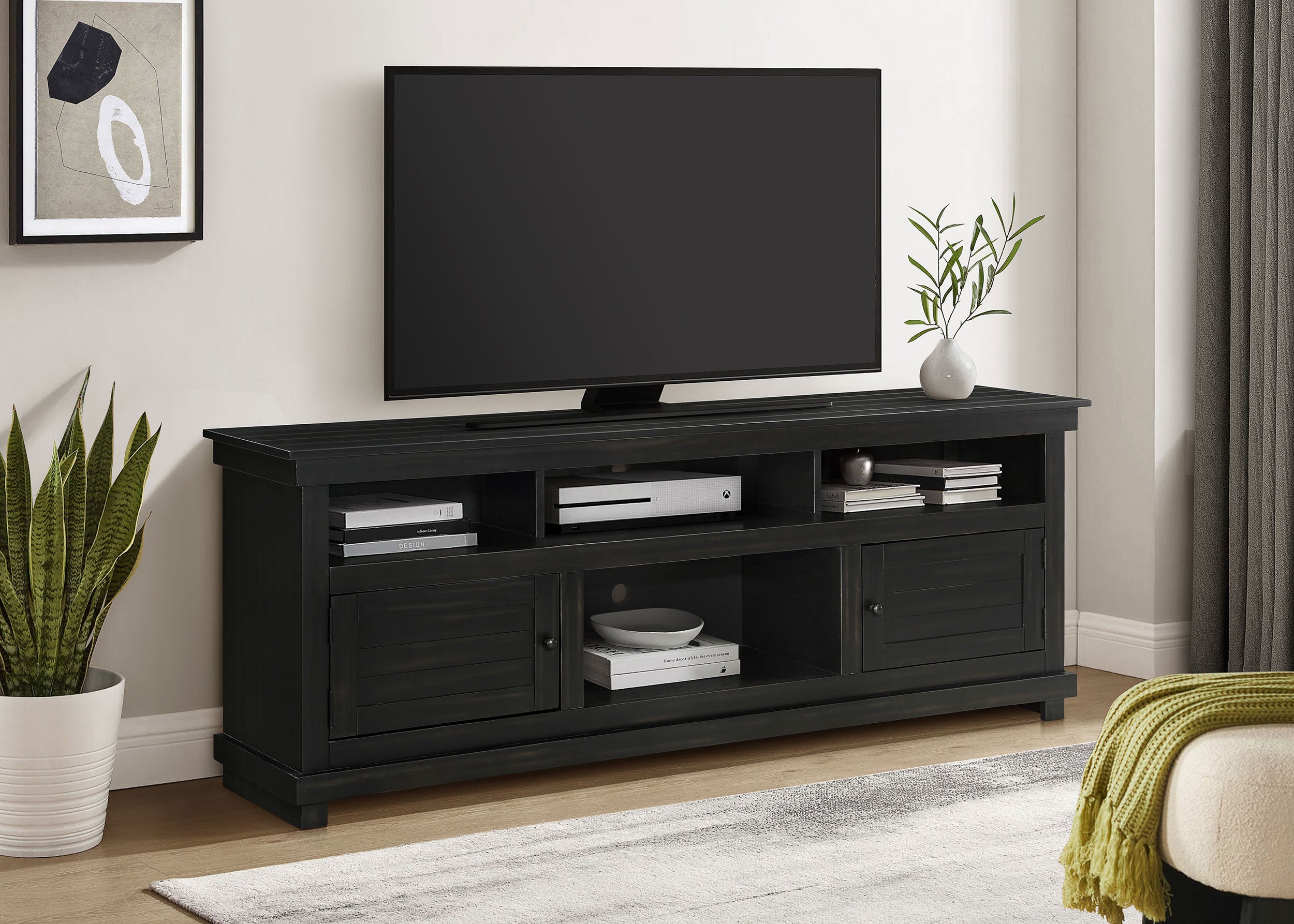 Payne 70-inch TV Stand Media Console Java — view 2