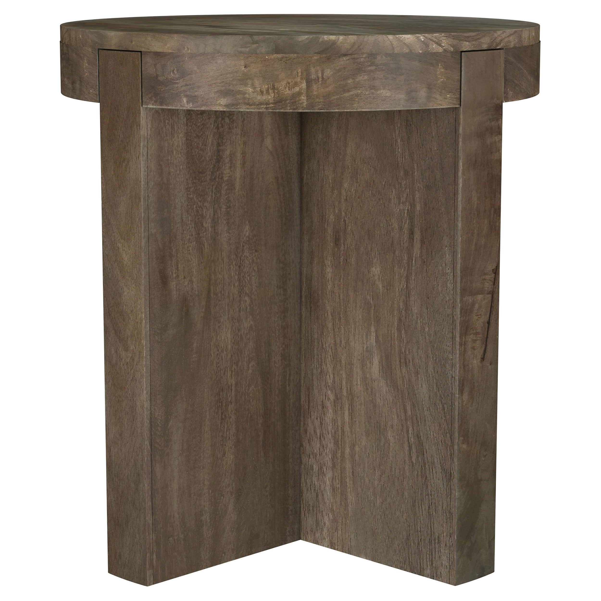 Kinkaid 2-piece Solid Wood Coffee and End Table Set Brown — view 5