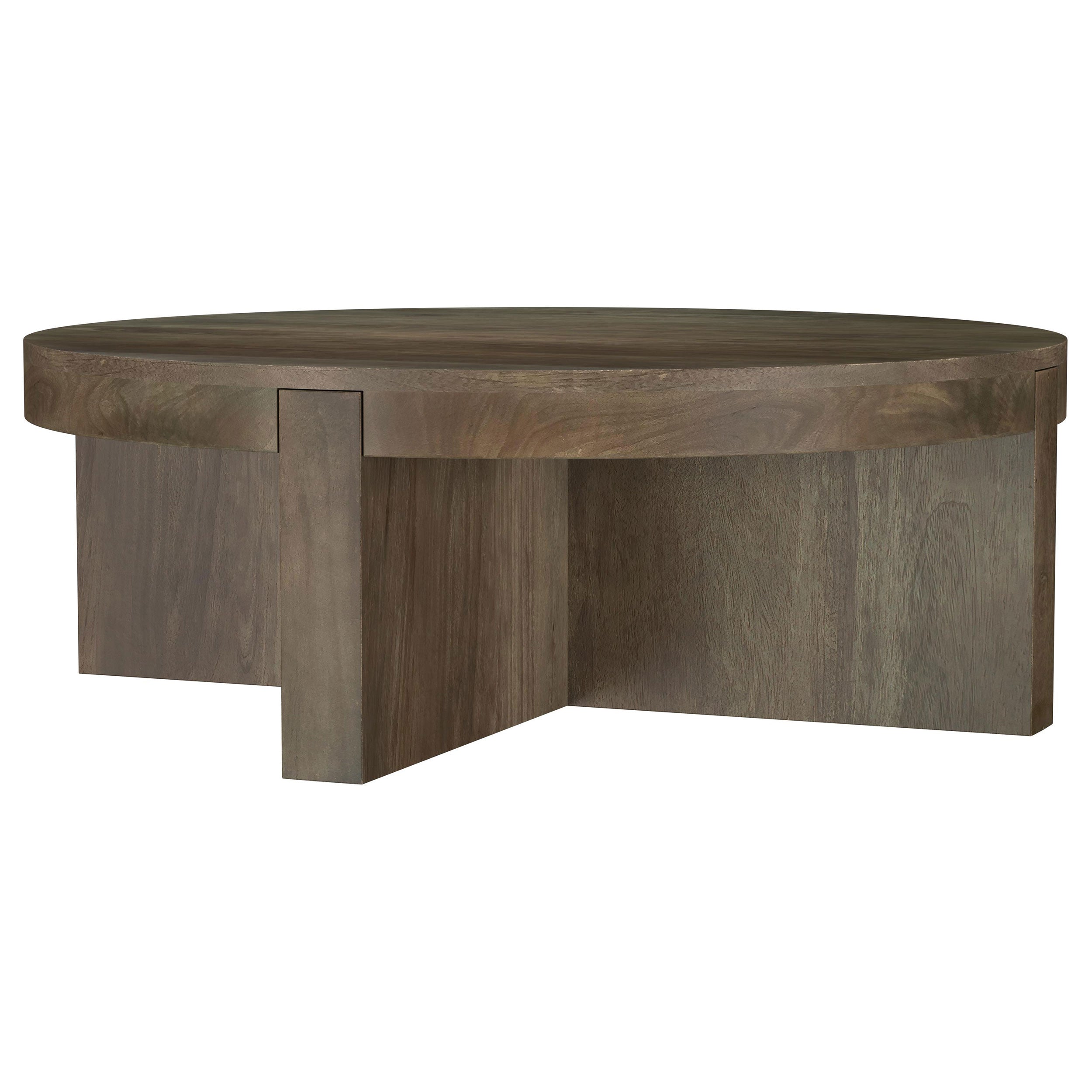 Kinkaid 2-piece Solid Wood Coffee and End Table Set Brown — view 8