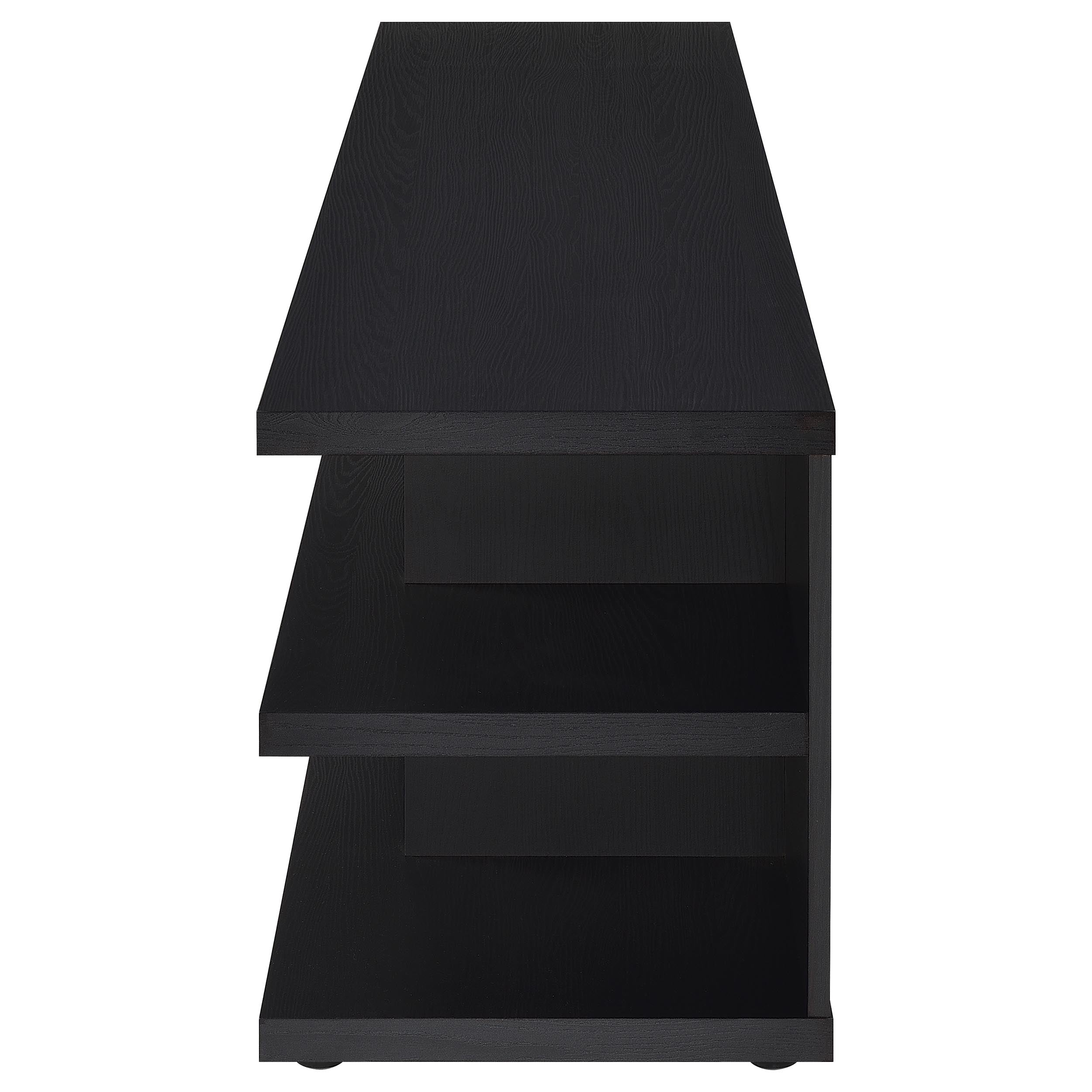Cartmill 78-inch 2-tier TV Stand Media Console Black — view 5