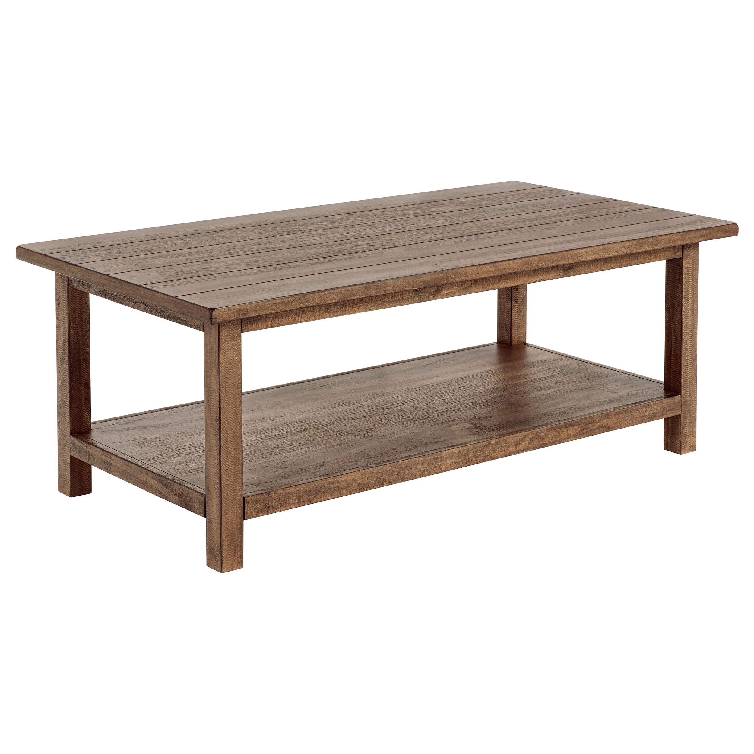Payne 2-piece Coffee and End Table Set Distressed Brown — view 7