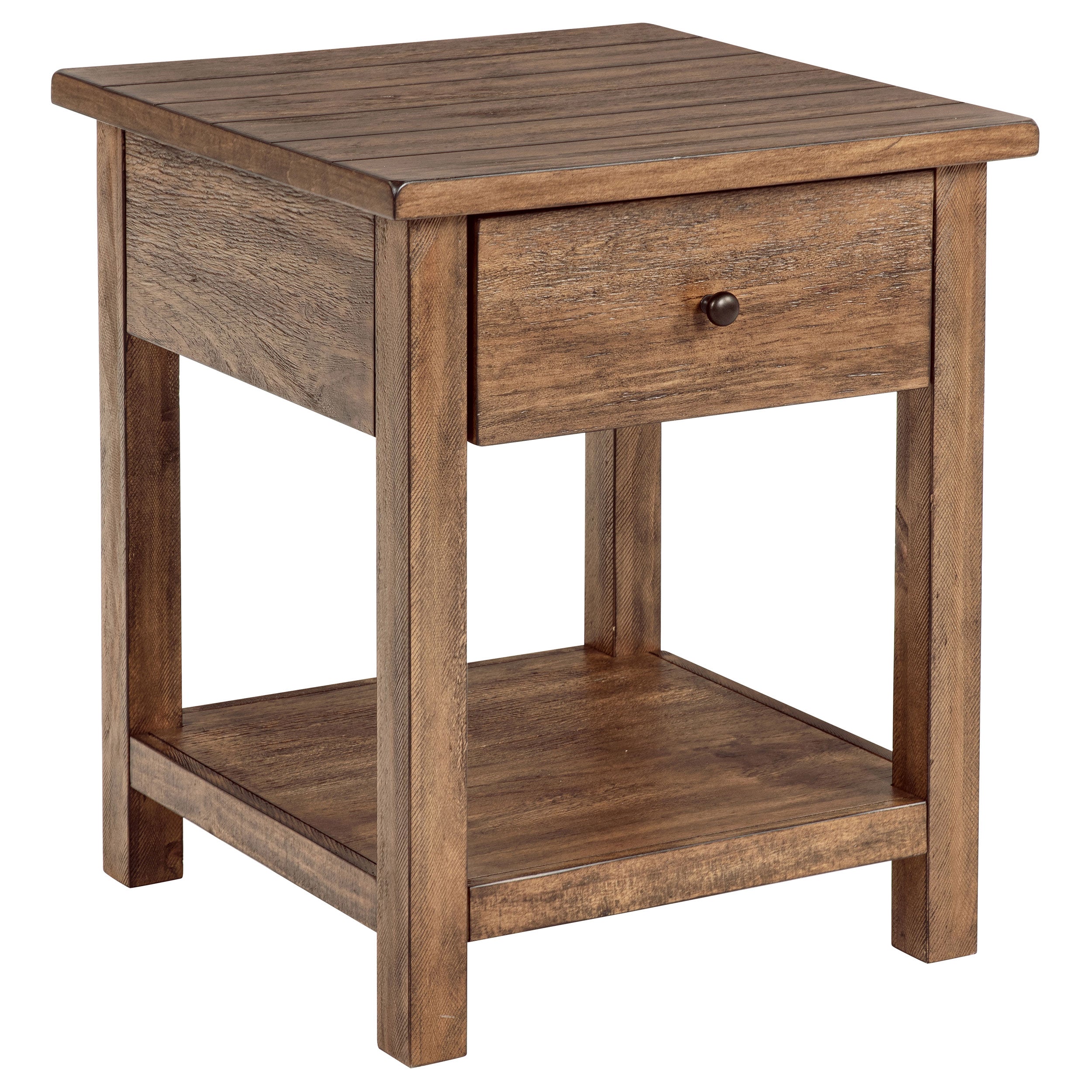 Payne 3-piece Coffee and 1-drawer End Table Set Brown — view 3