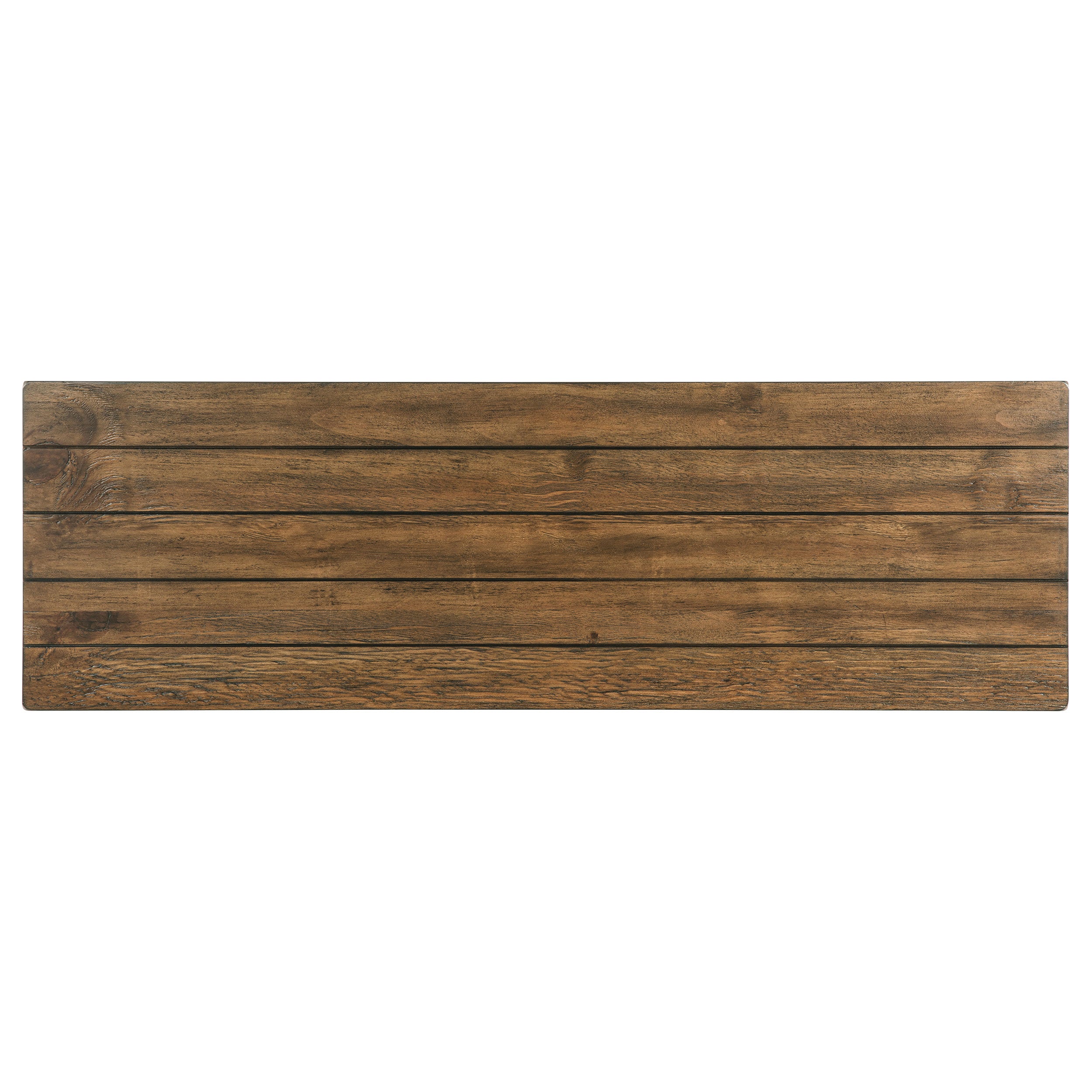 Payne Wood Entryway Sofa Console Table Distressed Brown — view 5