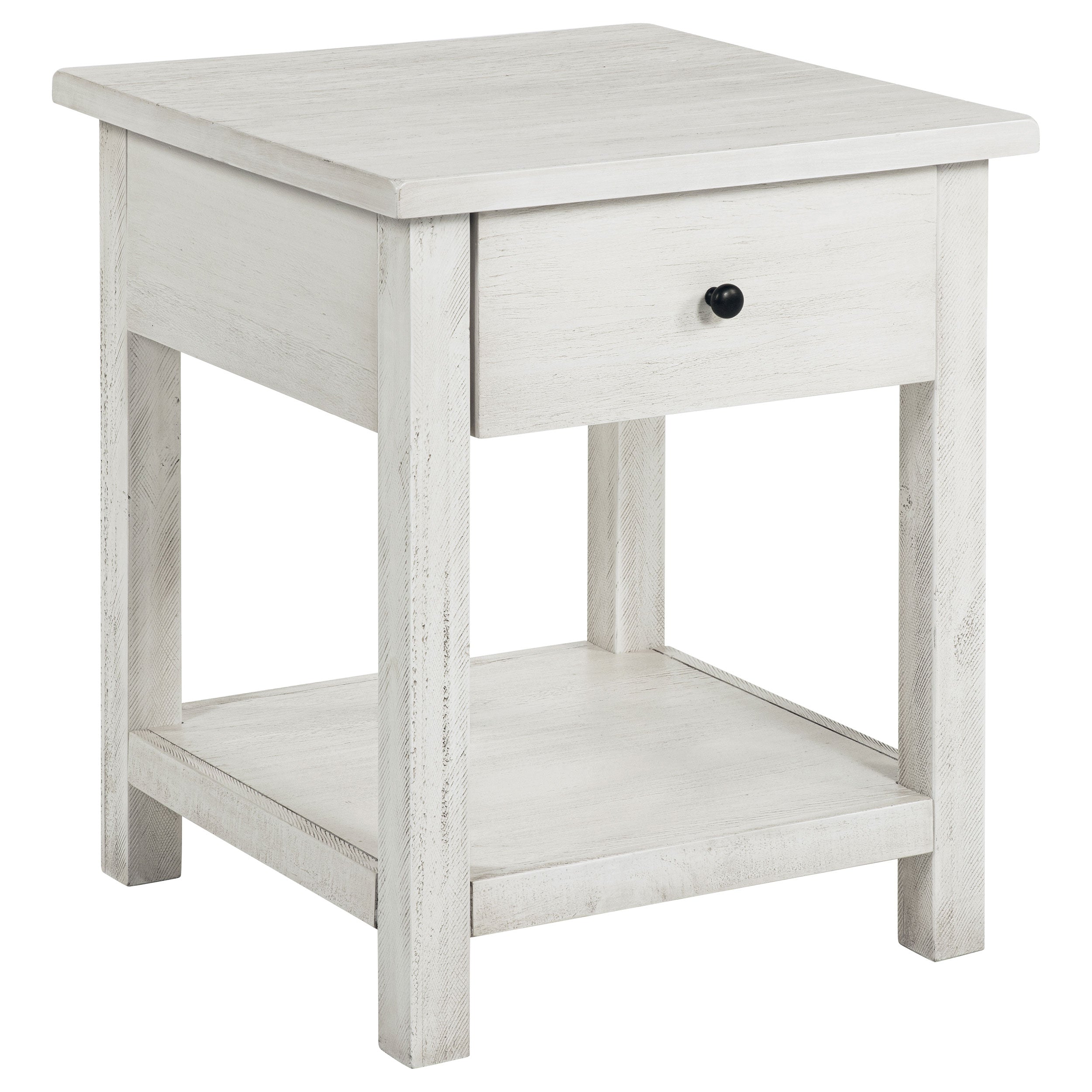 Payne 2-piece Coffee and 1-drawer End Table Set White — view 3