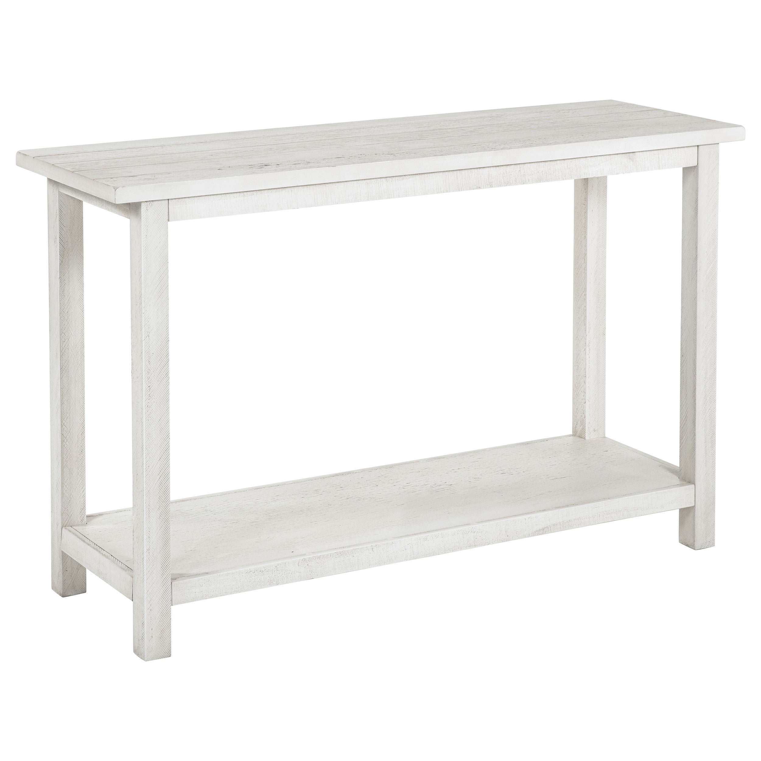 Payne Wood Entryway Sofa Console Table White — view 1