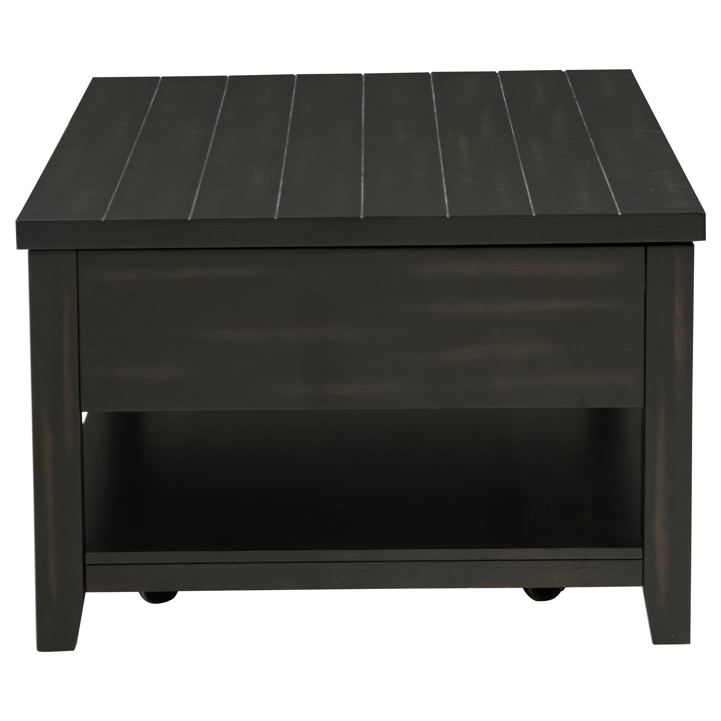 Payne 48-inch Mobile Lift Top Coffee Table Distressed Java — view 7