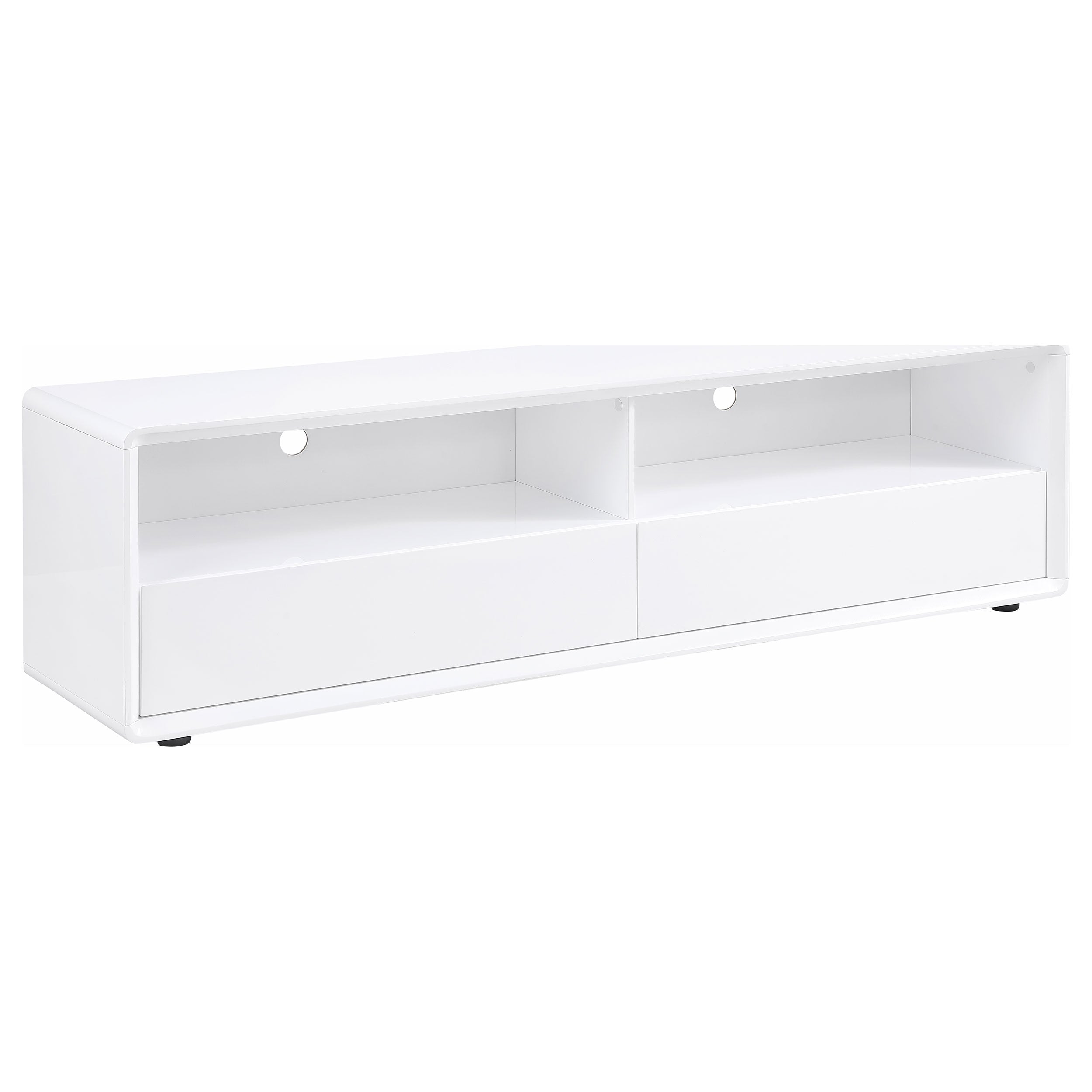 Ellice 71-inch TV Stand Media Console White — view 1