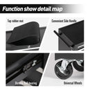 7 Drawer Rolling Tool Chest With Wheels, Multifunctional Tool Box And Storage