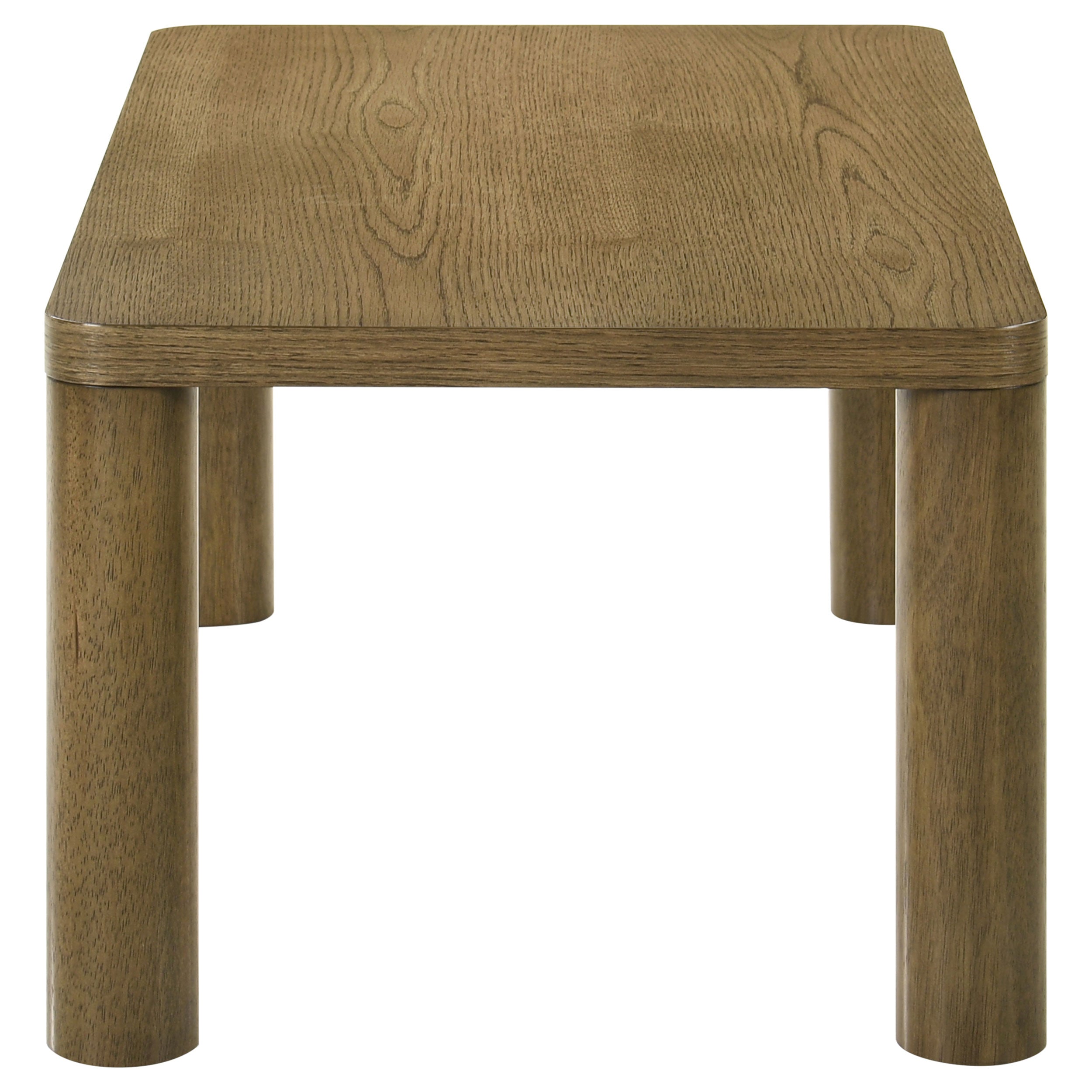 Castlewood Engineered Wood Cocktail Coffee Table Brown Oak — view 4