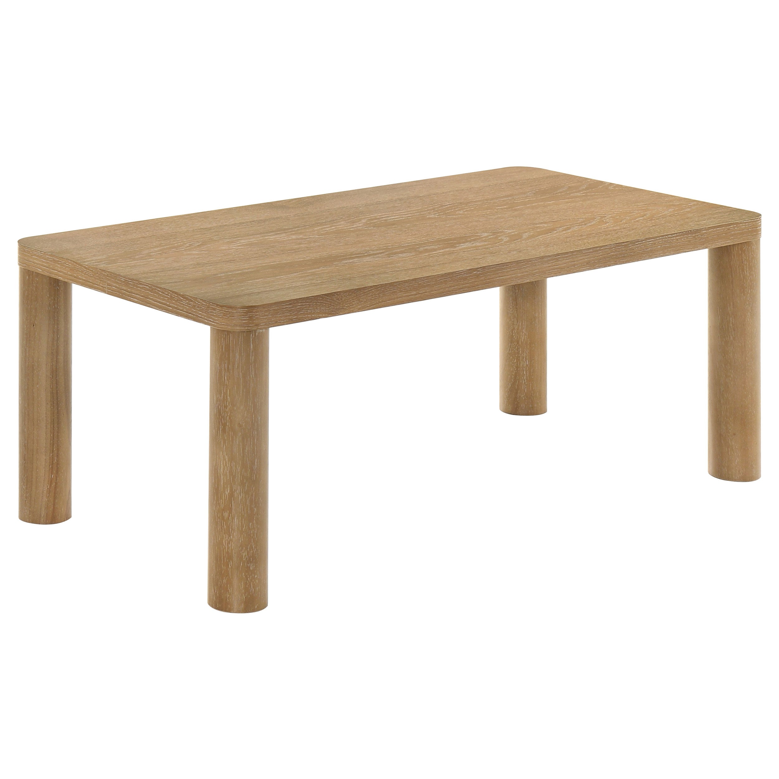 Castlewood 3-piece Cocktail Coffee Table Set Light Oak — view 5