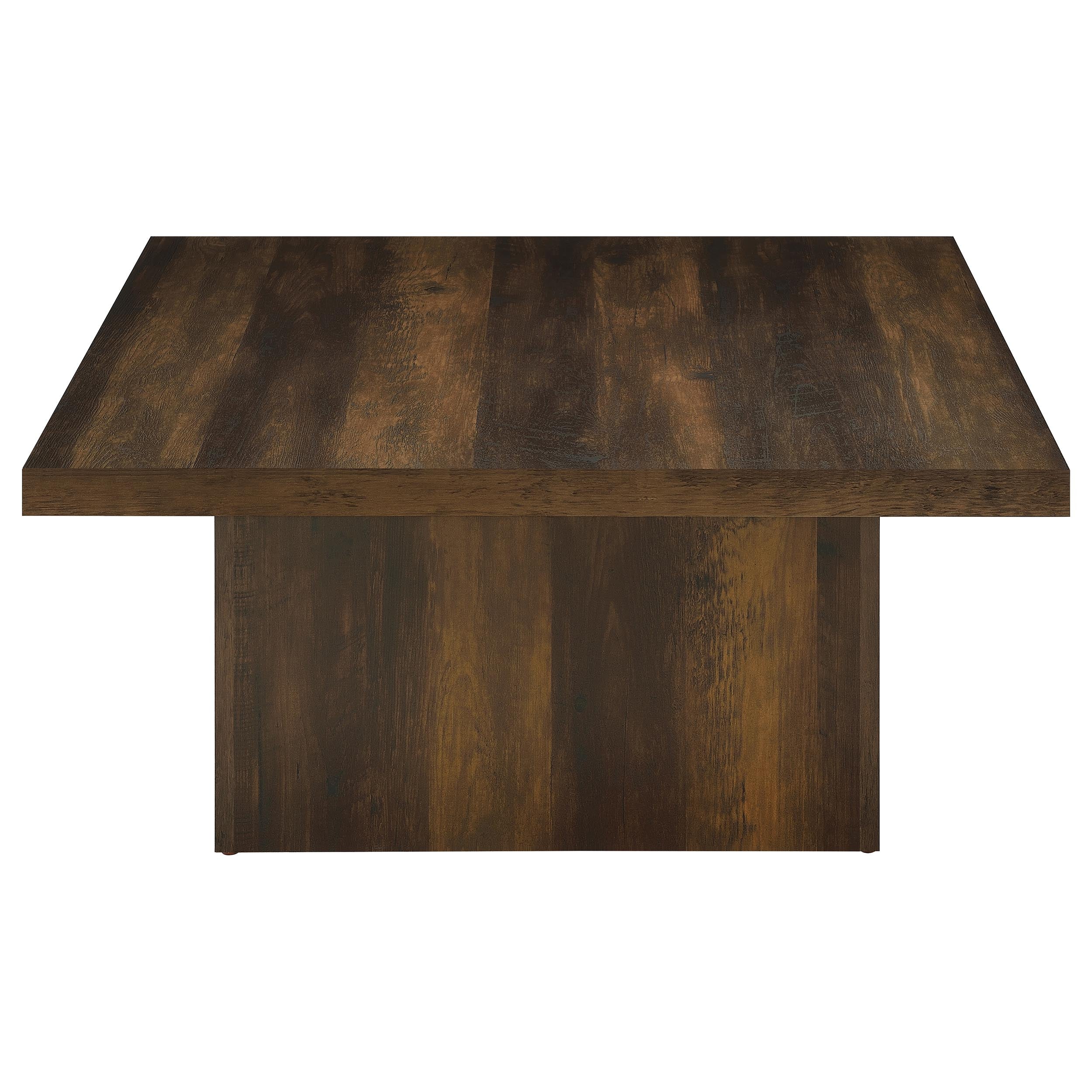 Devar 2-piece Square Coffee and End Table Set Dark Pine — view 12