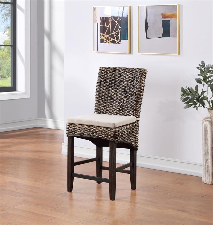 Seagrass counter height discount chairs