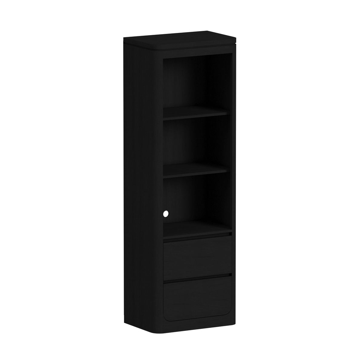 Rosalie Entertainment Unit With 71" TV Console in Black by Elements International, view 18